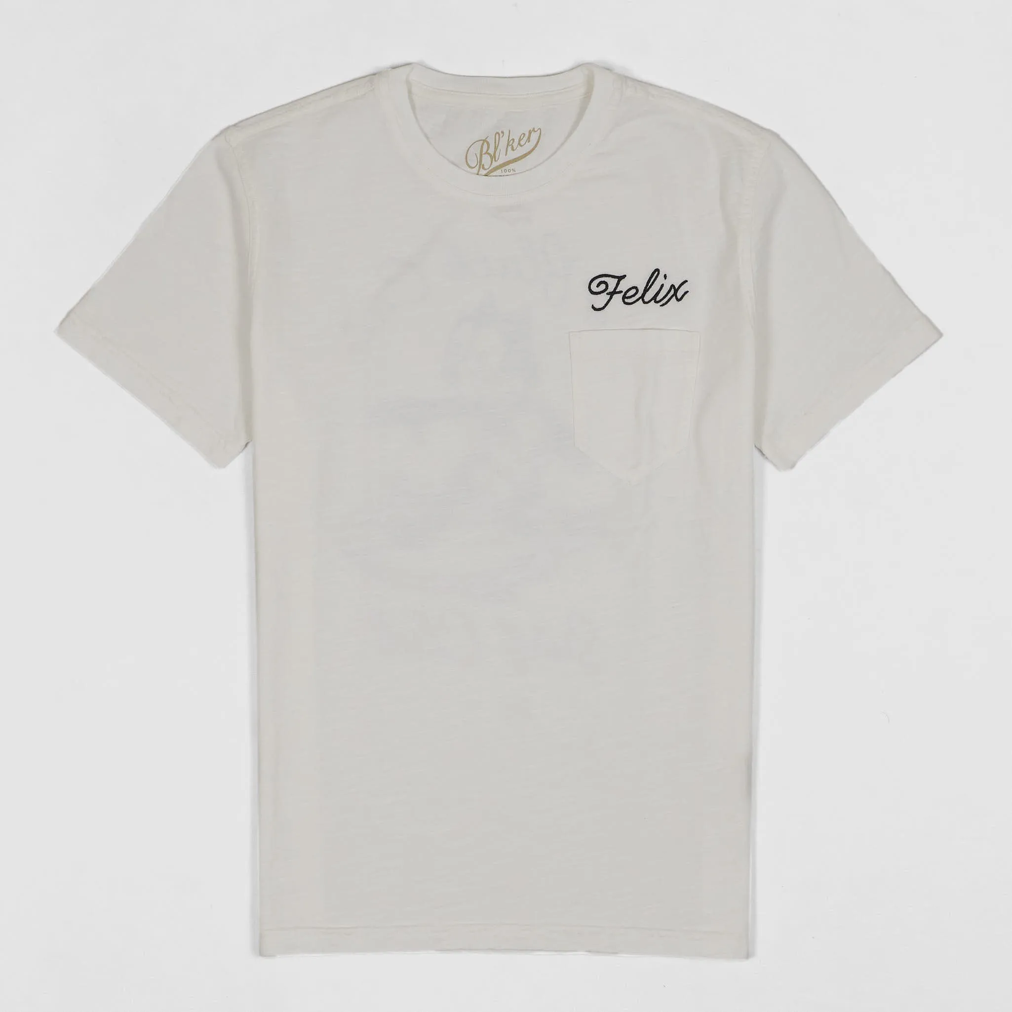 Bl`ker Tee Short Sleeve CDrew Neck Pocket Tee Felix T-Shirt sold by DeeCee style