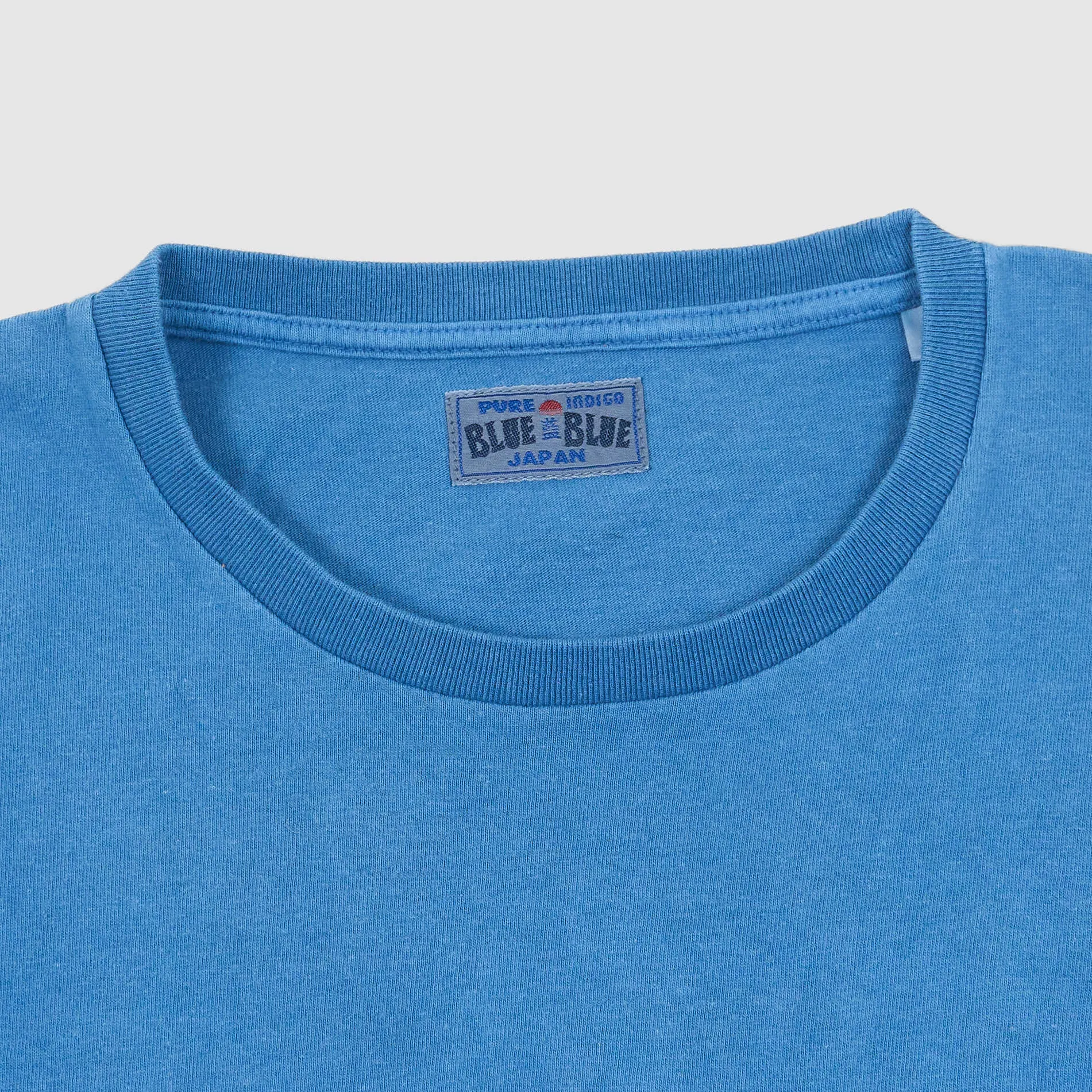 Blue Blue Japan Short Sleeve Crew Neck Indigo T-Shirt sold by DeeCee style product image thumbnail 3