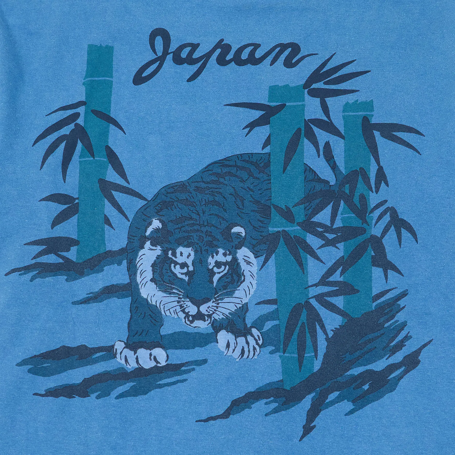 Blue Blue Japan Short Sleeve Crew Neck Indigo T-Shirt sold by DeeCee style product image thumbnail 4