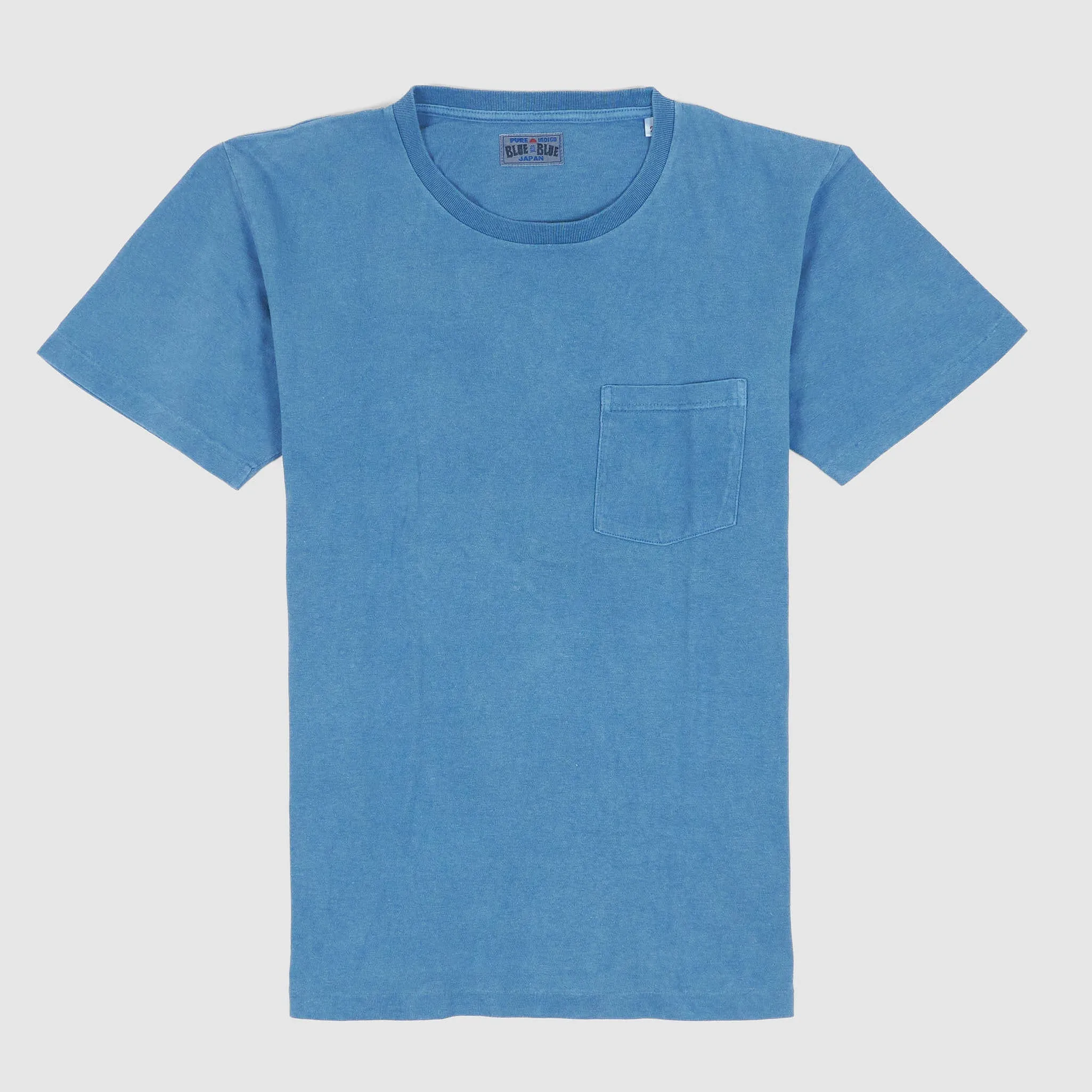 Blue Blue Japan Short Sleeve Crew Neck Indigo T-Shirt sold by DeeCee style product image thumbnail 2