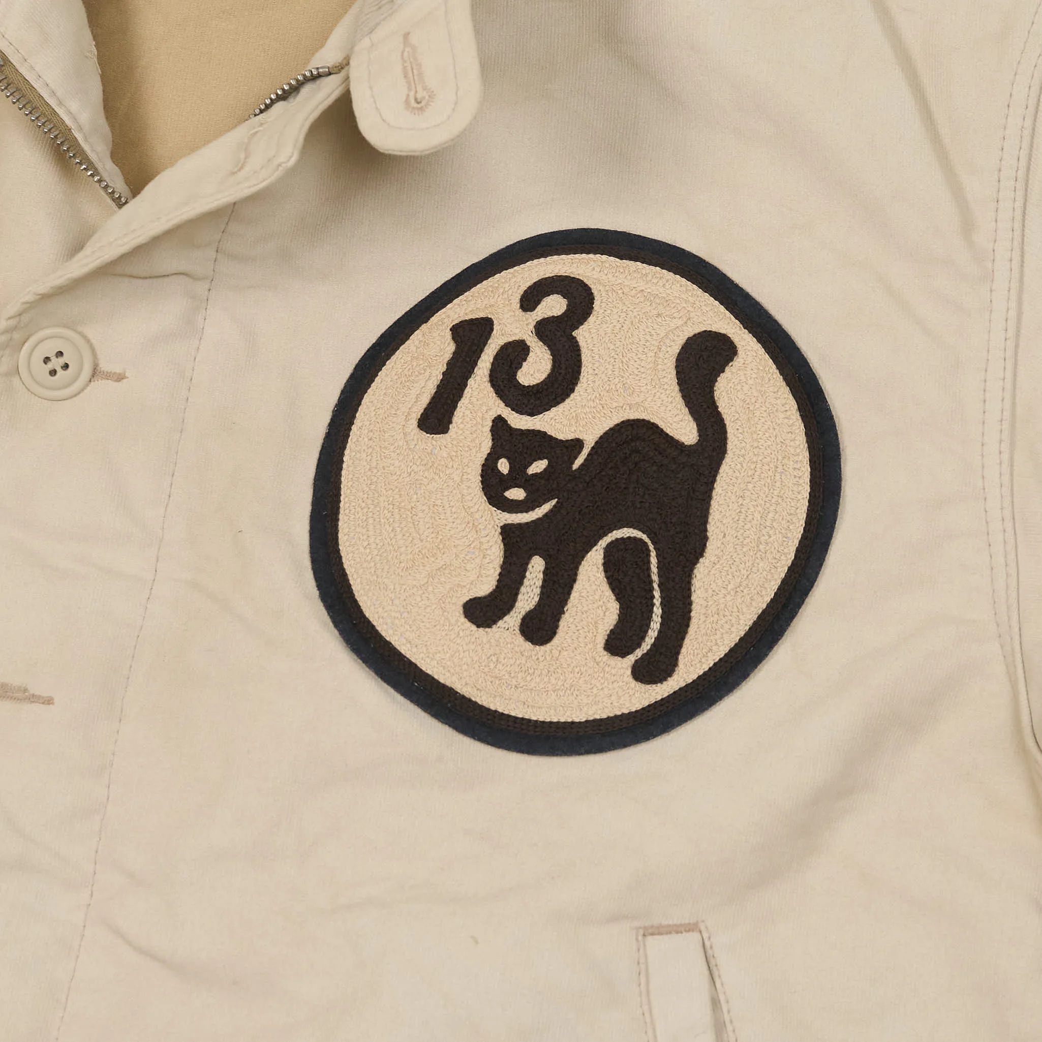 Double RL Hand Embroidered Cotton Deck Jacket sold by DeeCee style product image thumbnail 5