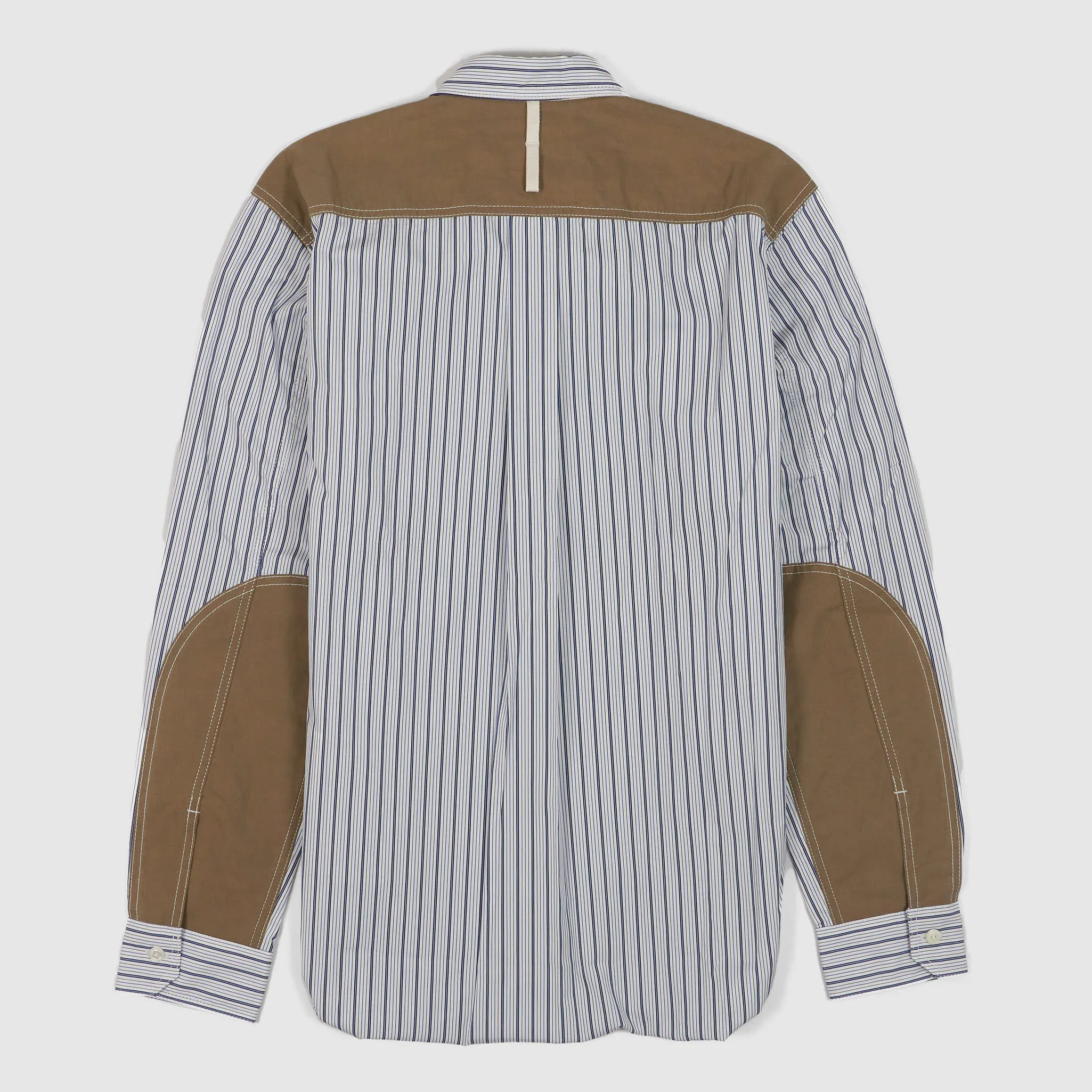 Junya Watanabe MAN Striped Full Zip Overshirt Jacket sold by DeeCee style product image thumbnail 2