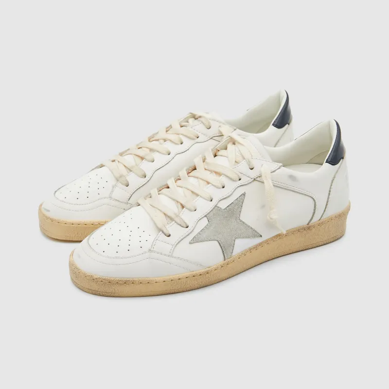 Golden Goose Ball Star White Ice Blue Sneakers sold by DeeCee style