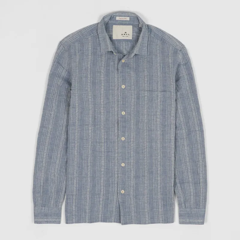 A.B.C.L Long Sleeve Cotton/ Linen Shirt Japanese Fabric sold by DeeCee style