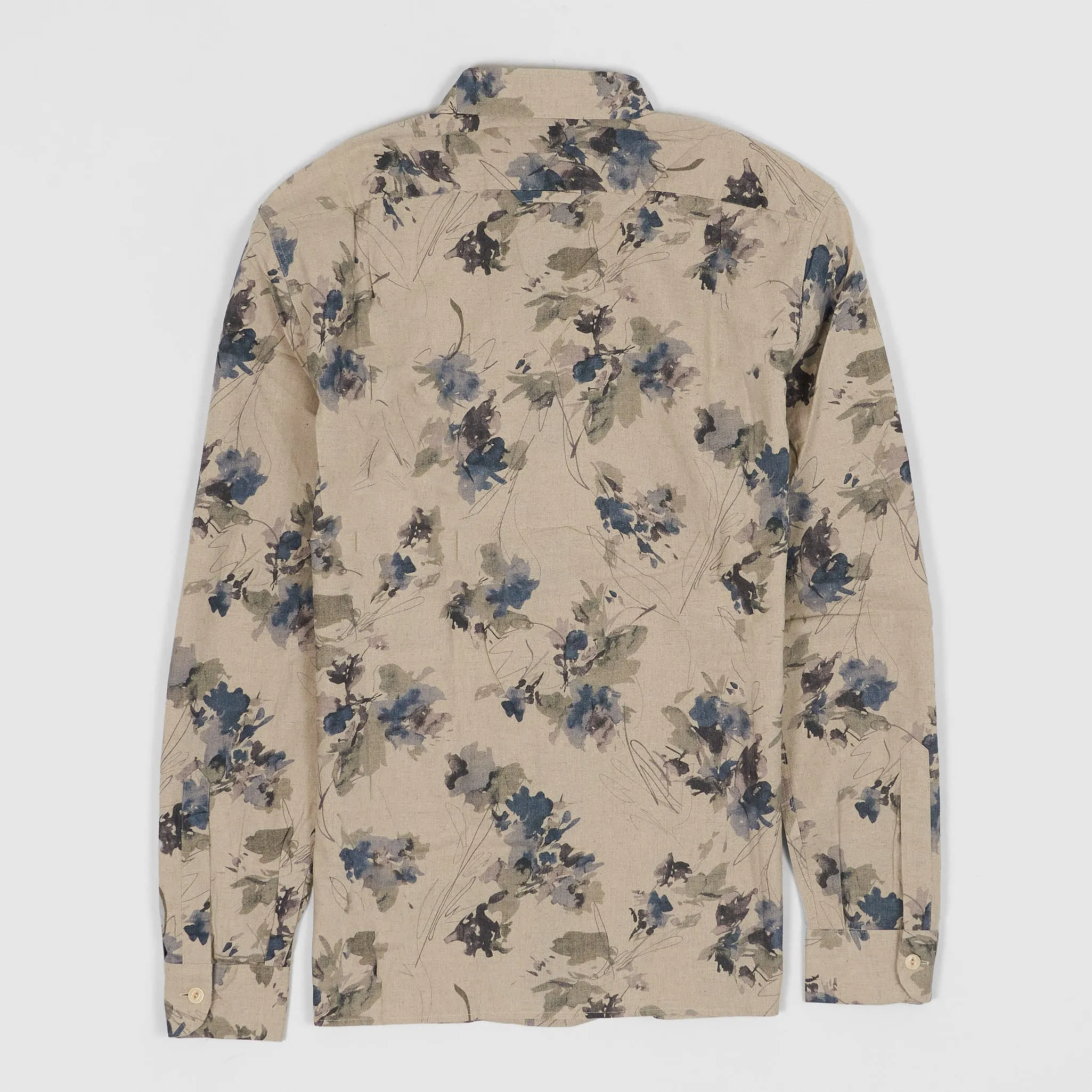 A.B.C.L. Long Sleeve Printed Linen Shirt sold by DeeCee style product image thumbnail 2