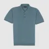 Roberto Collina Short Sleeve Knitted Jersey Polo Shirt sold by DeeCee style