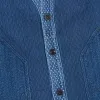 FDMTL Washed Shashiko Patchwork Cardigan sold by DeeCee style