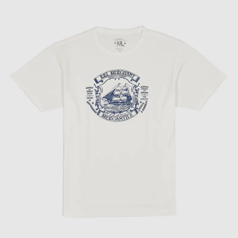 Double RL Merchant Short Sleeve Crew Neck T-Shirt sold by DeeCee style
