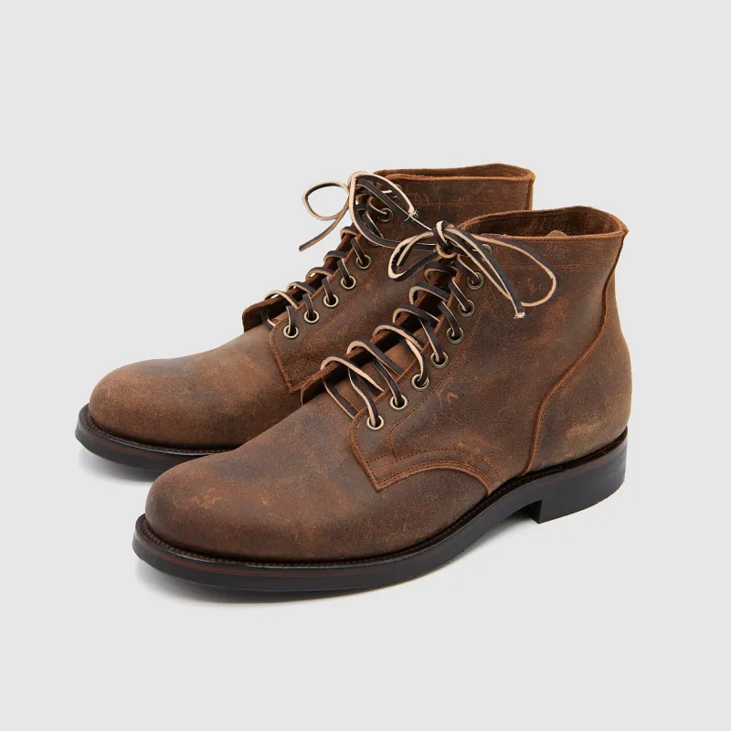 Viberg Service Boot Distressed Rawhide Leather sold by DeeCee style