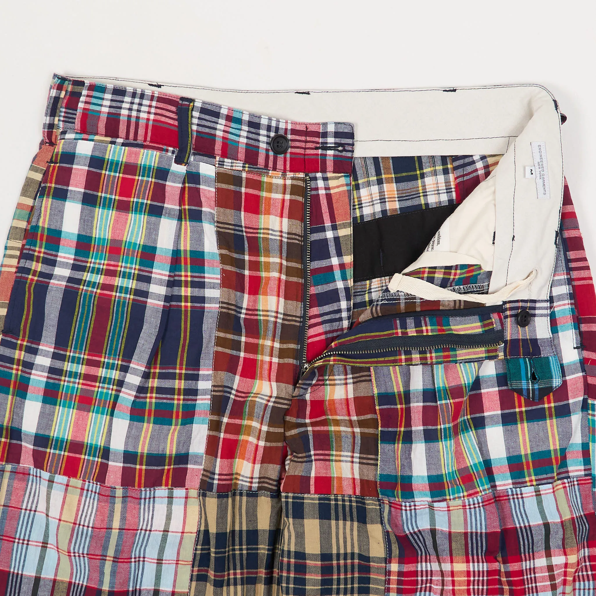 Engineered Garments Square Madras Patchwork Chino Pants sold by DeeCee style product image thumbnail 4