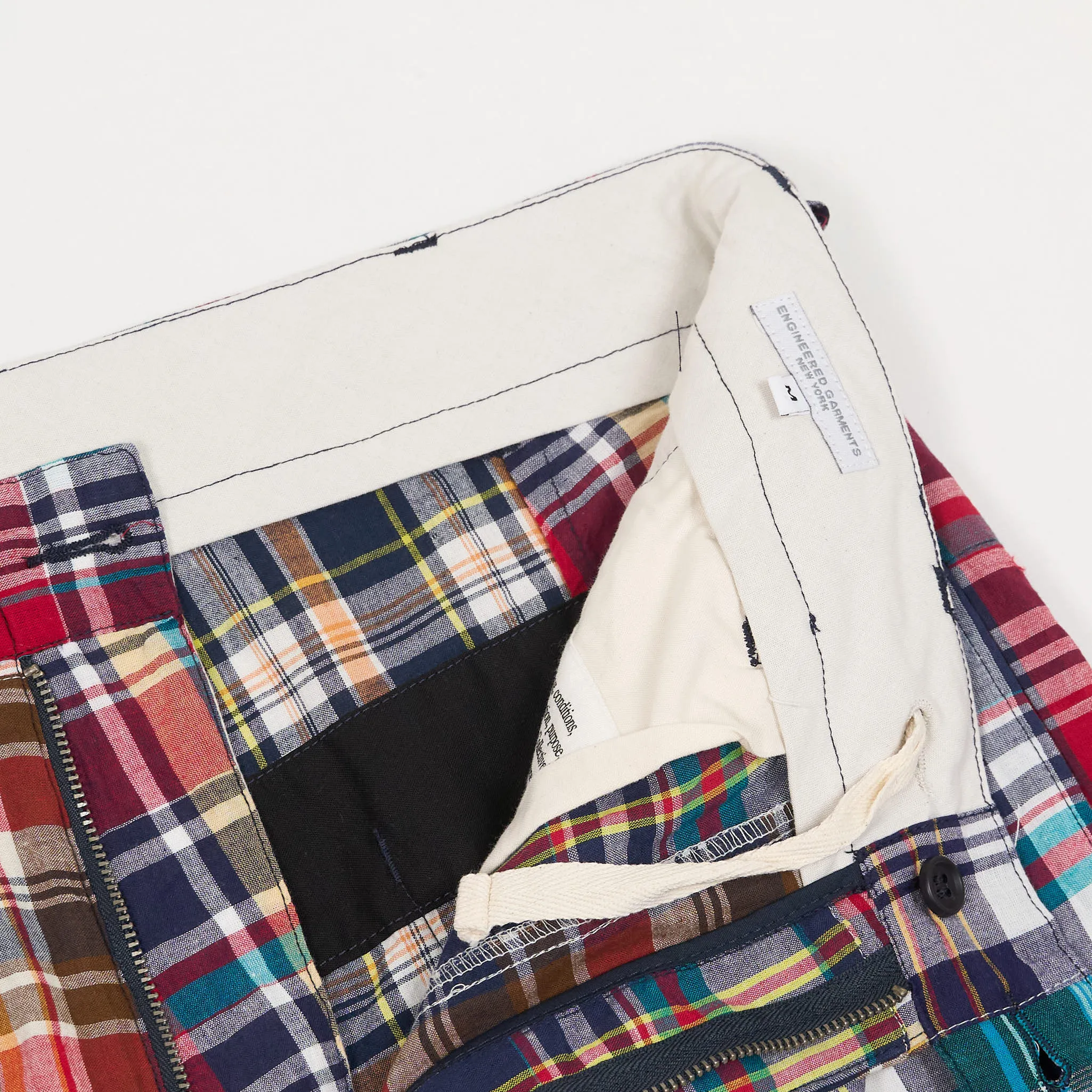 Engineered Garments Square Madras Patchwork Chino Pants sold by DeeCee style product image thumbnail 5