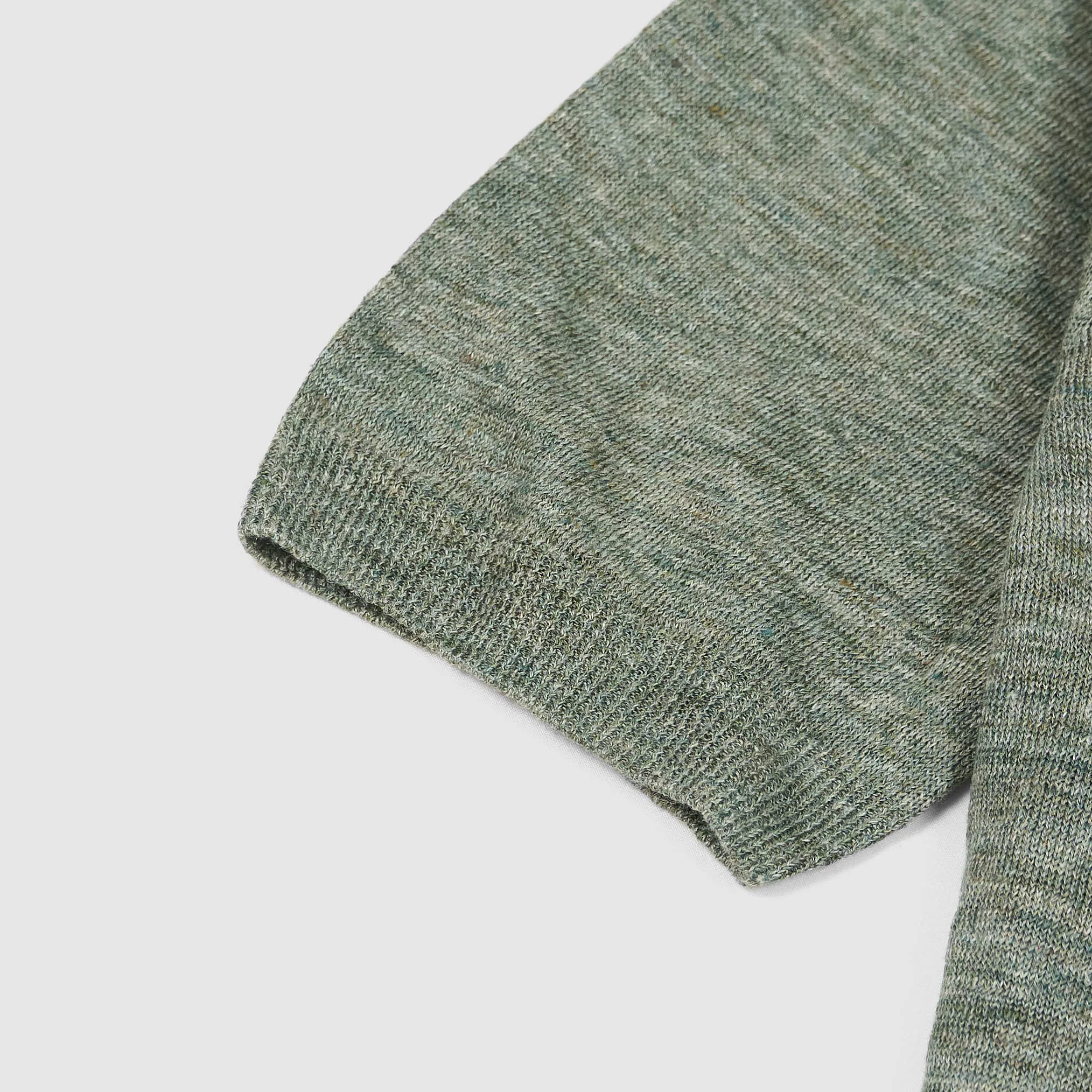 Gran Sasso Short Sleeve Linen Polo Shirt sold by DeeCee style product image thumbnail 4