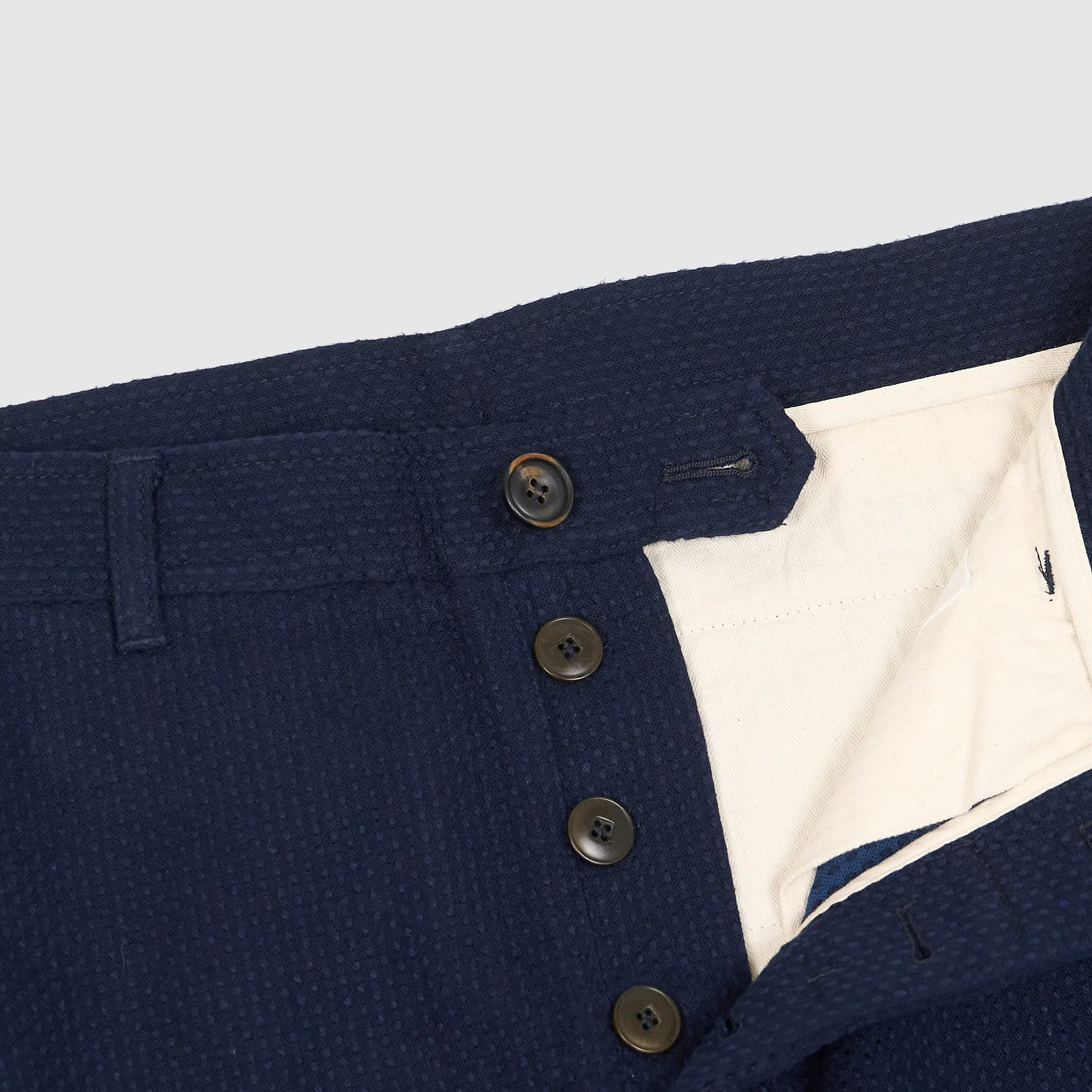 Hansen Relaxed Fitted Sashiko Chino Pants sold by DeeCee style product image thumbnail 5