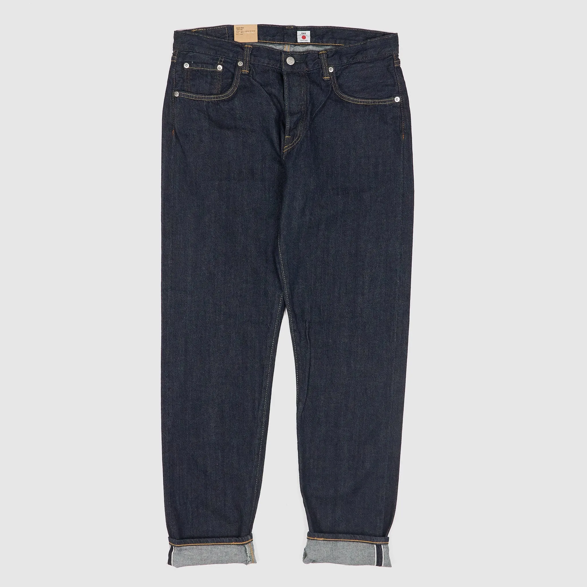 Edwin 5-Pocket Regular Tapered Rinsed Red Selvage Jeans sold by DeeCee style