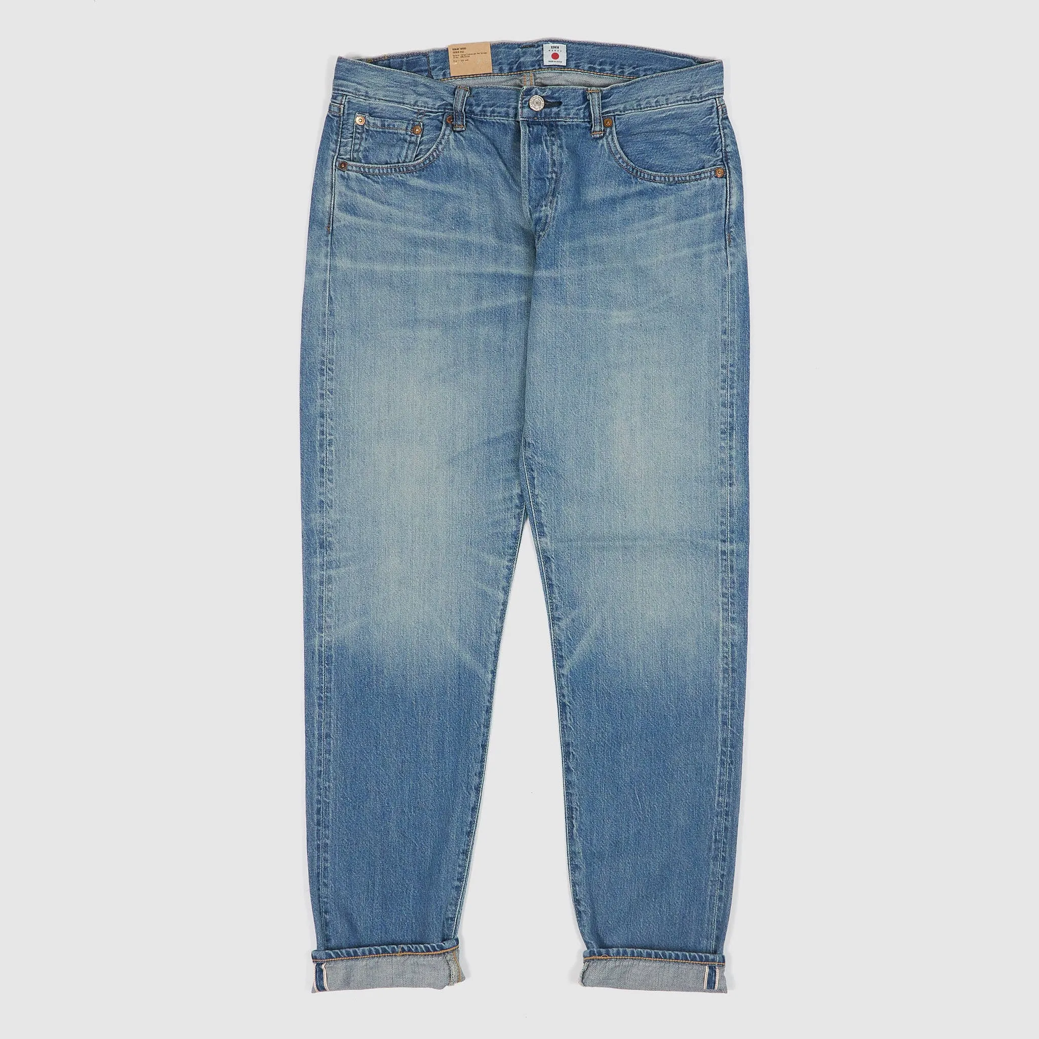 Edwin 5-Pocket Regular Tappered Red Selvedge Jeans sold by DeeCee style