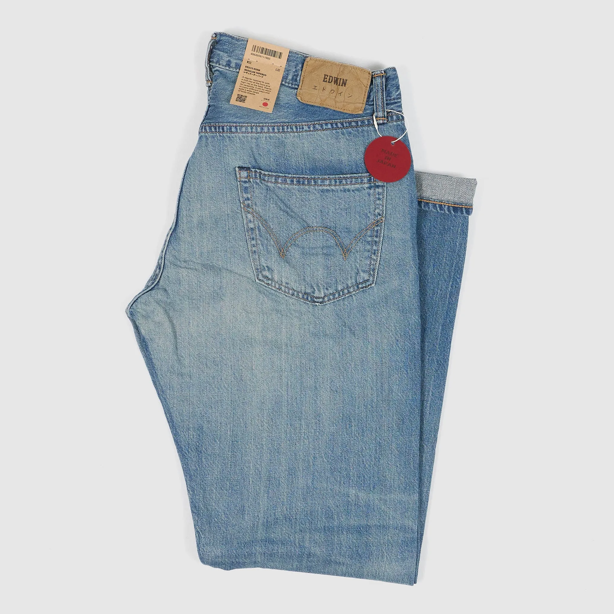 Edwin 5-Pocket Regular Tappered Red Selvedge Jeans sold by DeeCee style product image thumbnail 2
