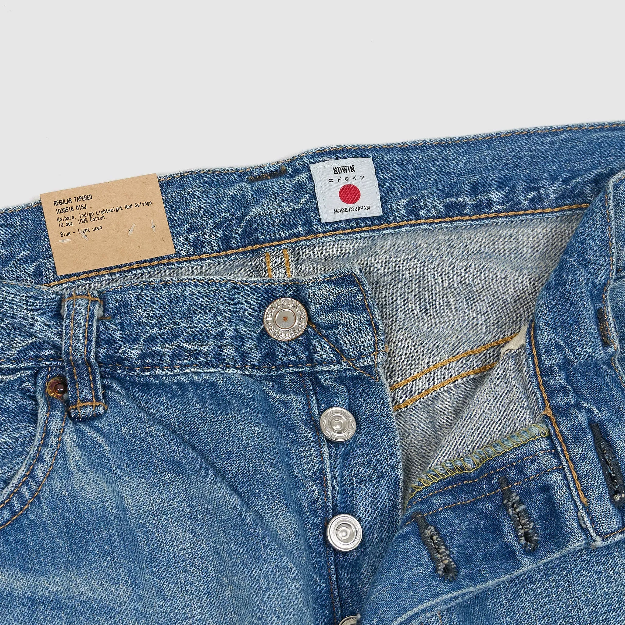 Edwin 5-Pocket Regular Tappered Red Selvedge Jeans sold by DeeCee style product image thumbnail 5