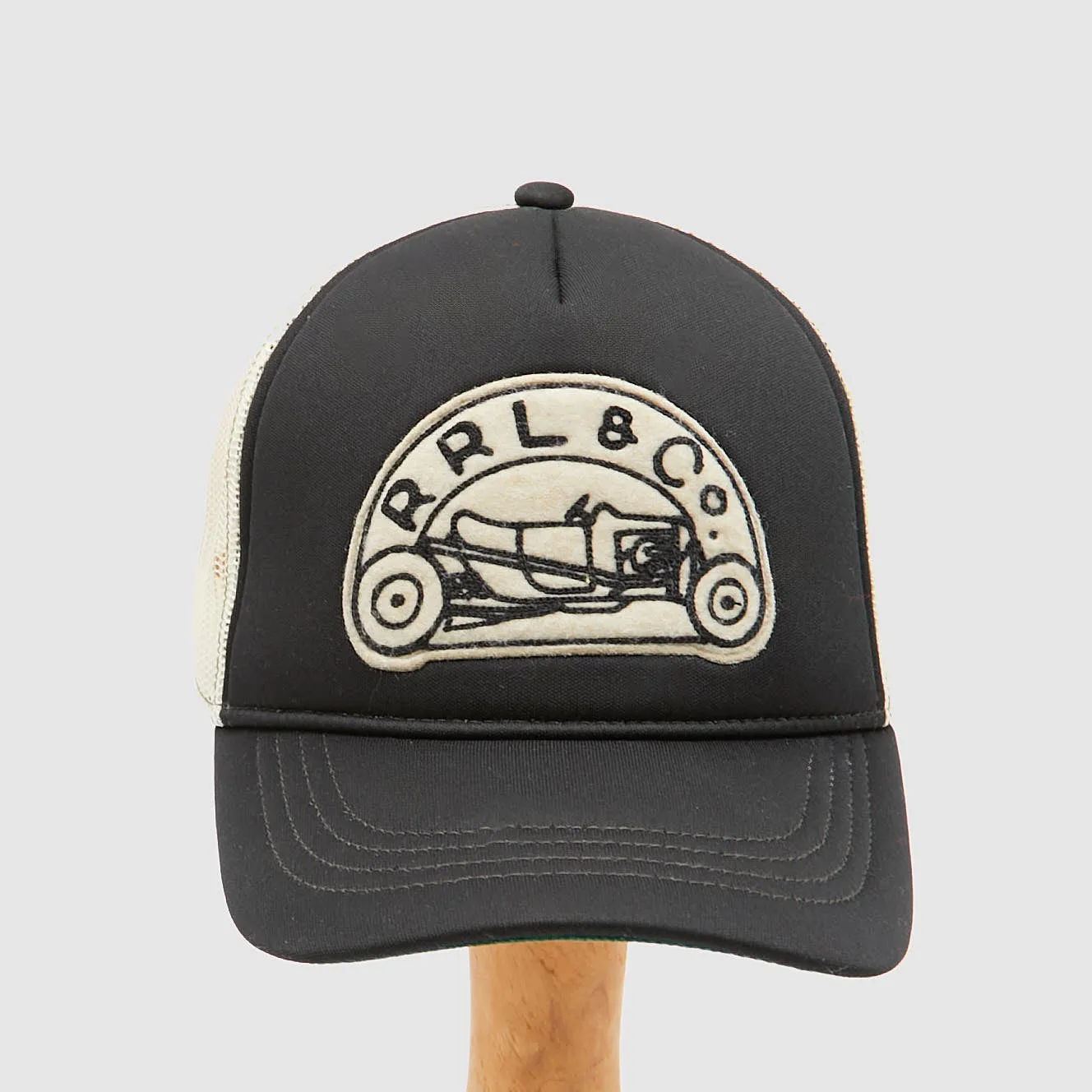 Double RL Trucker Mesh Back Hot-Rod Cap sold by DeeCee style product image thumbnail 3