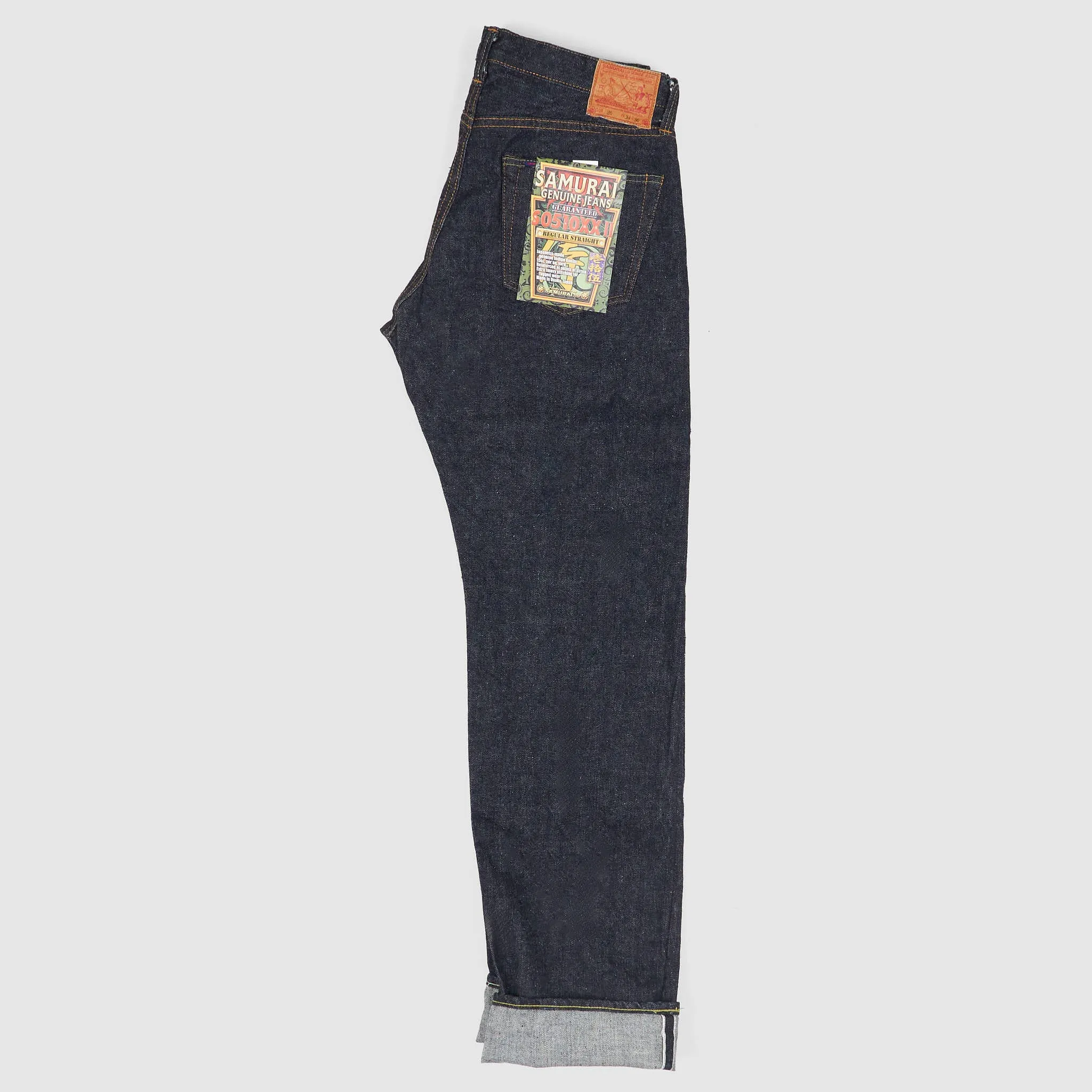Samurai Jeans 5-Pocket 15oz Slim Straight Jeans sold by DeeCee style product image thumbnail 3