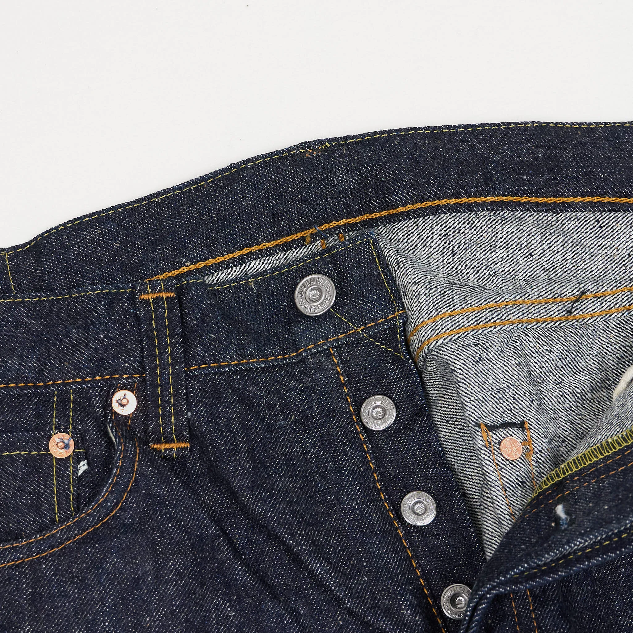 Samurai Jeans 5-Pocket 15oz Slim Straight Jeans sold by DeeCee style product image thumbnail 5