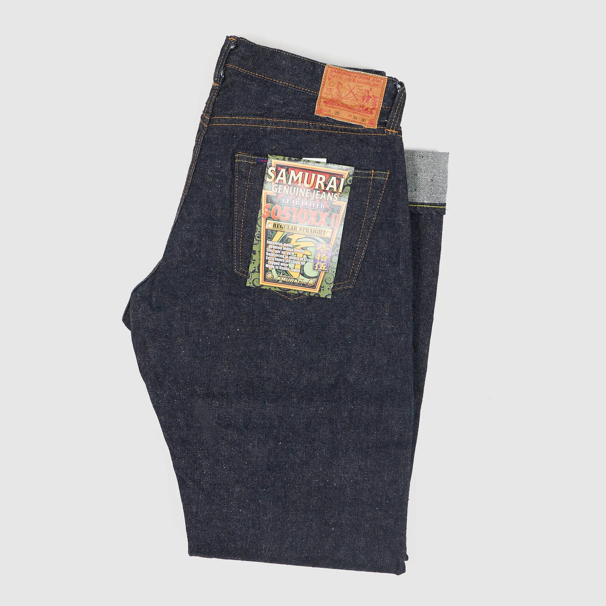 Samurai Jeans 5-Pocket 15oz Slim Straight Jeans sold by DeeCee style product image thumbnail 2