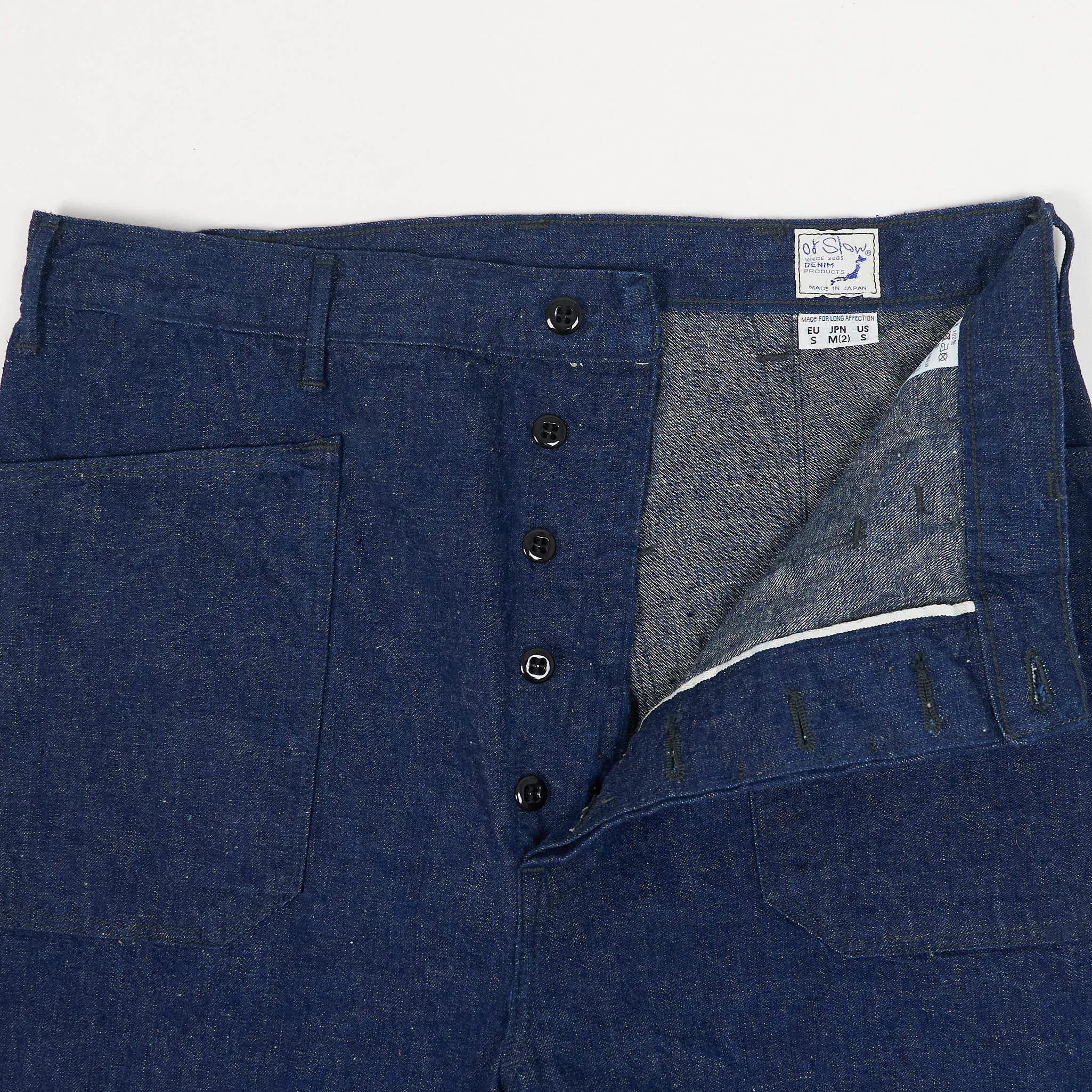 OrSlow Wide Fitted Fatigue Denim Jeans sold by DeeCee style product image thumbnail 4
