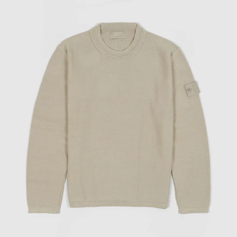 Stone Island Ghost Piece Knitted Lightweight Crew Neck Pullover sold by DeeCee style