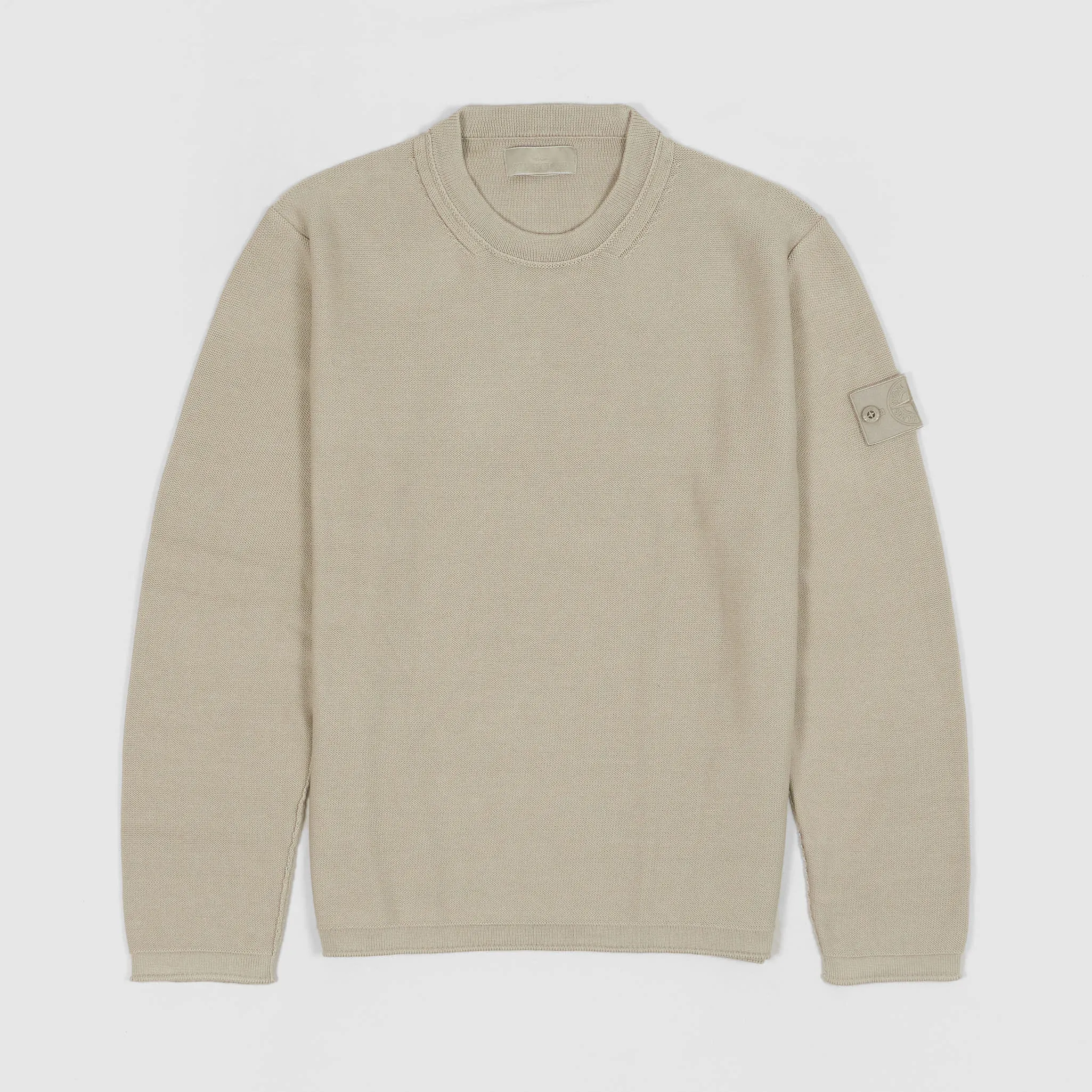 Stone Island Ghost Piece Knitted Lightweight Crew Neck Pullover sold by DeeCee style