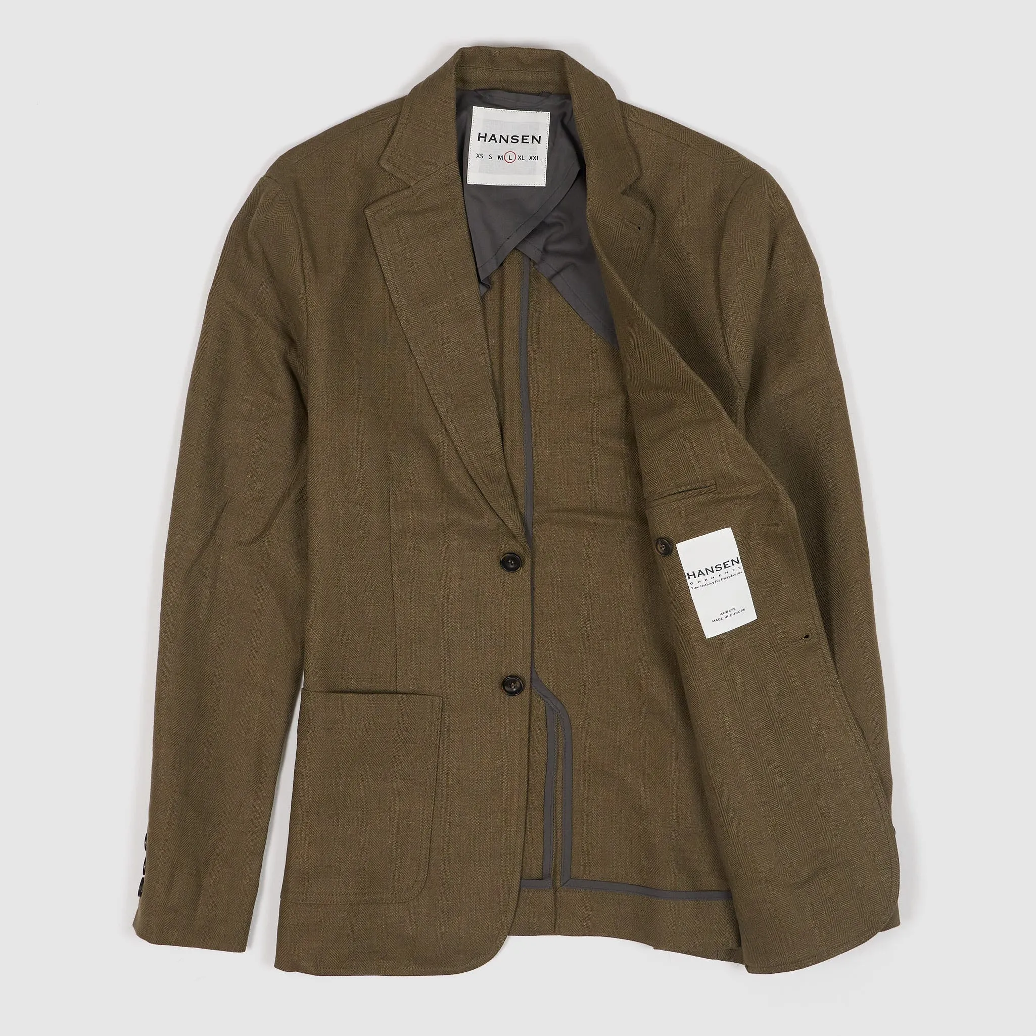 Hansen Classic Two-Button Linen Blazer sold by DeeCee style product image thumbnail 2