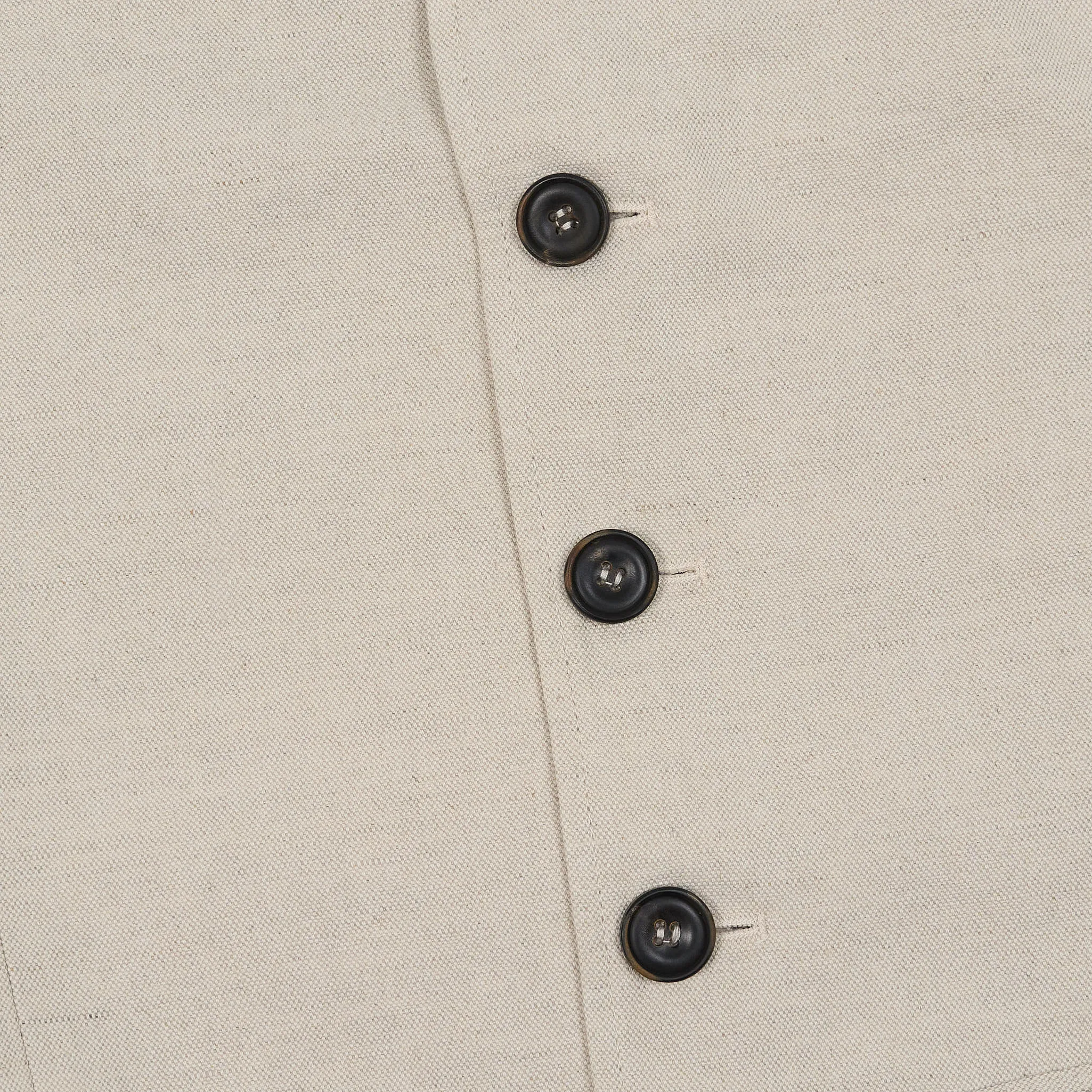 Hansen Natural Flax Waistcoat sold by DeeCee style product image thumbnail 5