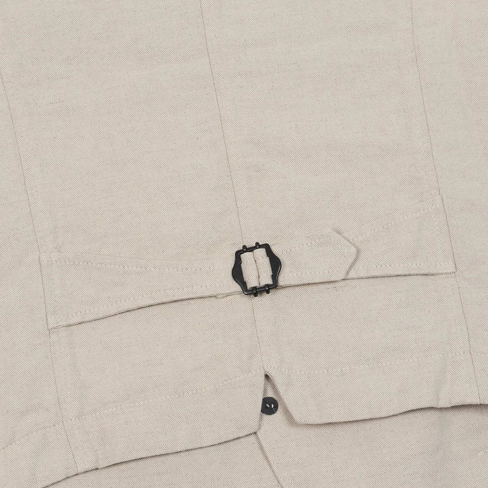 Hansen Natural Flax Waistcoat sold by DeeCee style product image thumbnail 4