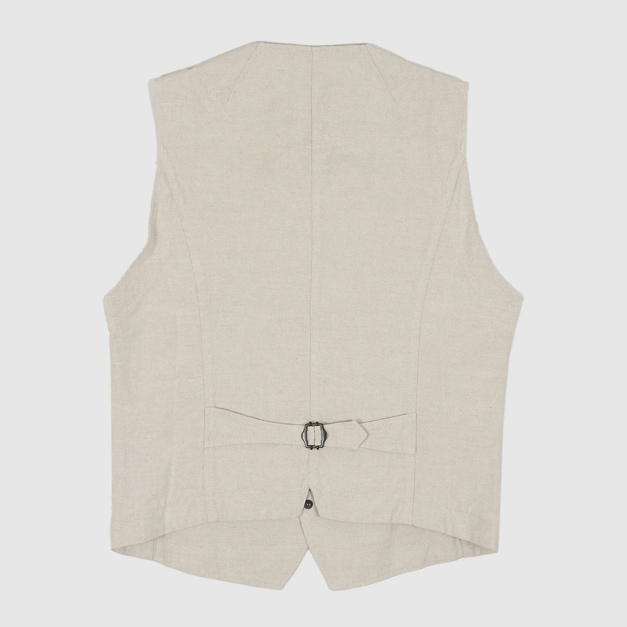 Hansen Natural Flax Waistcoat sold by DeeCee style product image thumbnail 2