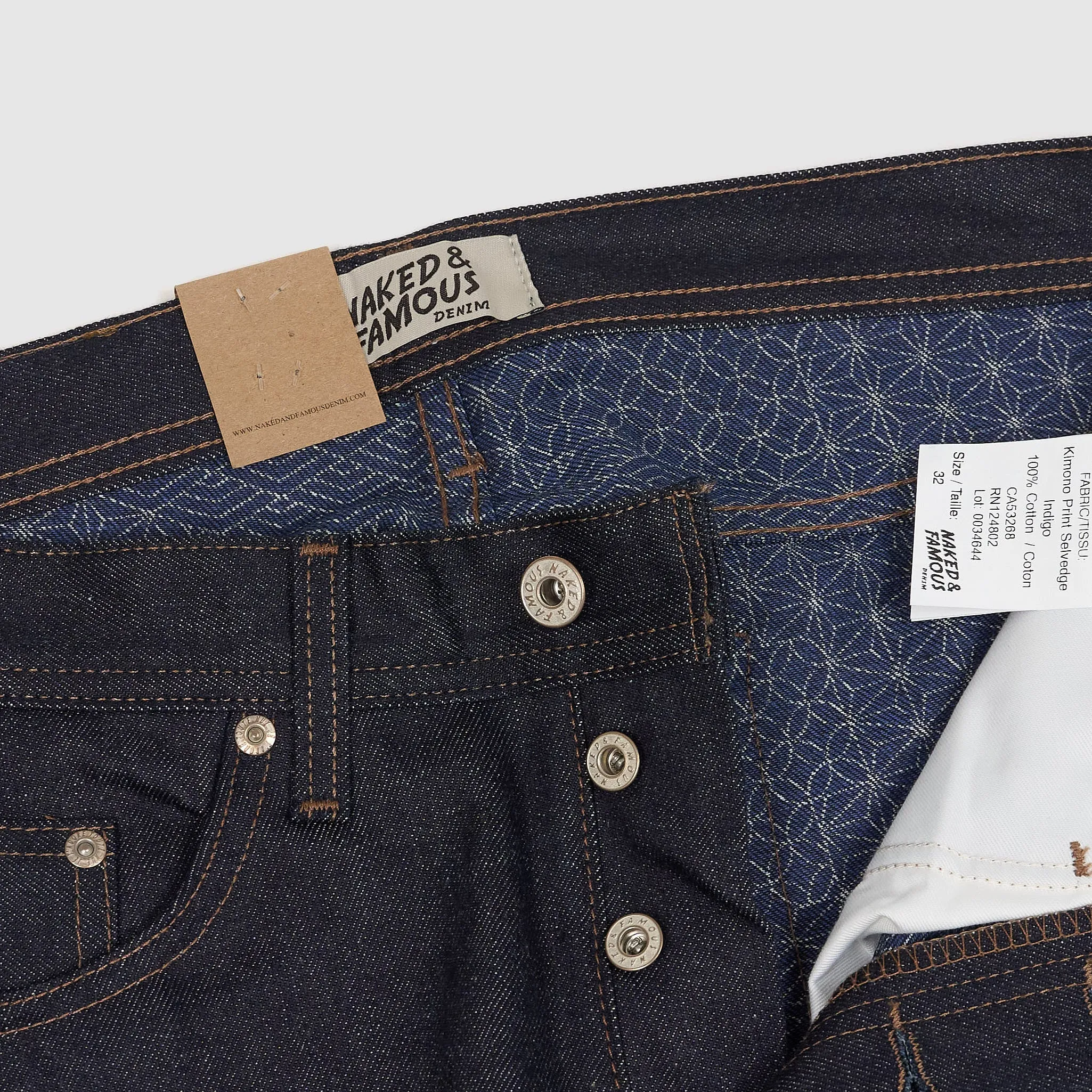 Naked & Famous Weird Guy Kimono Denim Jeans sold by DeeCee style product image thumbnail 5