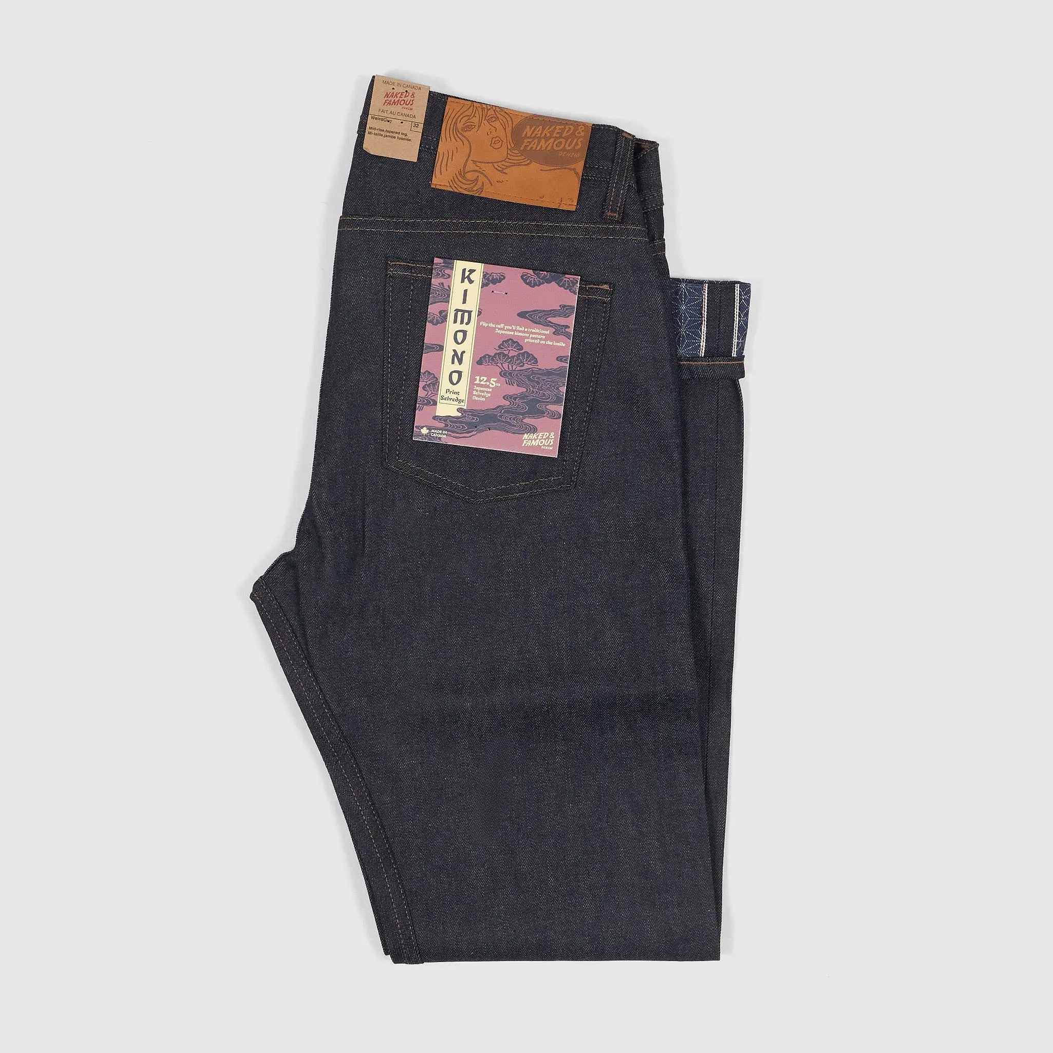 Naked & Famous Weird Guy Kimono Denim Jeans sold by DeeCee style product image thumbnail 2