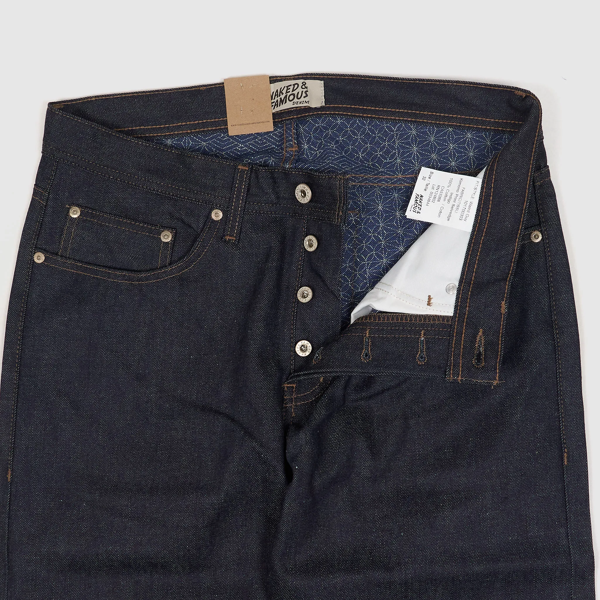 Naked & Famous Weird Guy Kimono Denim Jeans sold by DeeCee style product image thumbnail 4