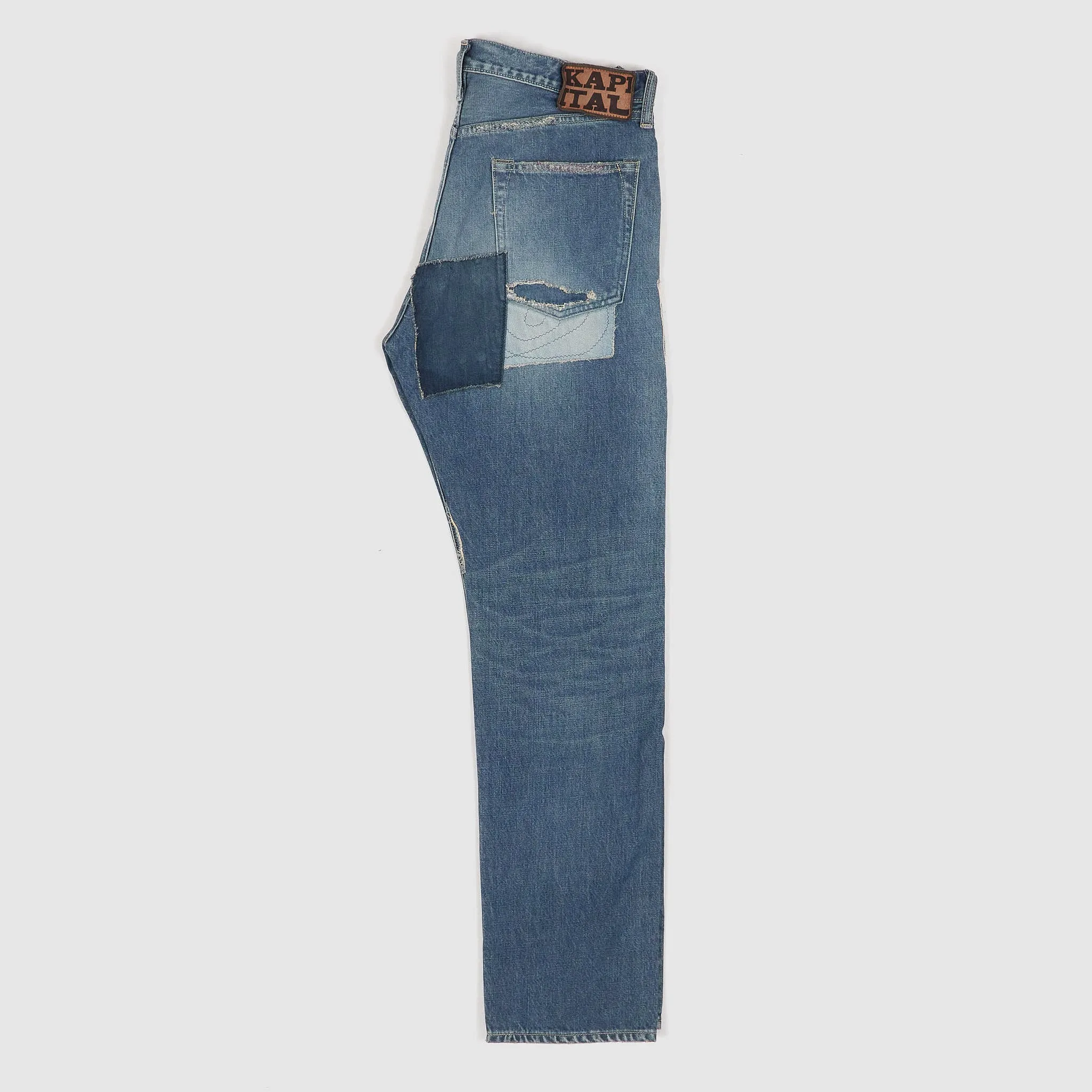 Kapital 5-Pocket 14oz Monkey Cisco Patchwork Jeans sold by DeeCee style product image thumbnail 3