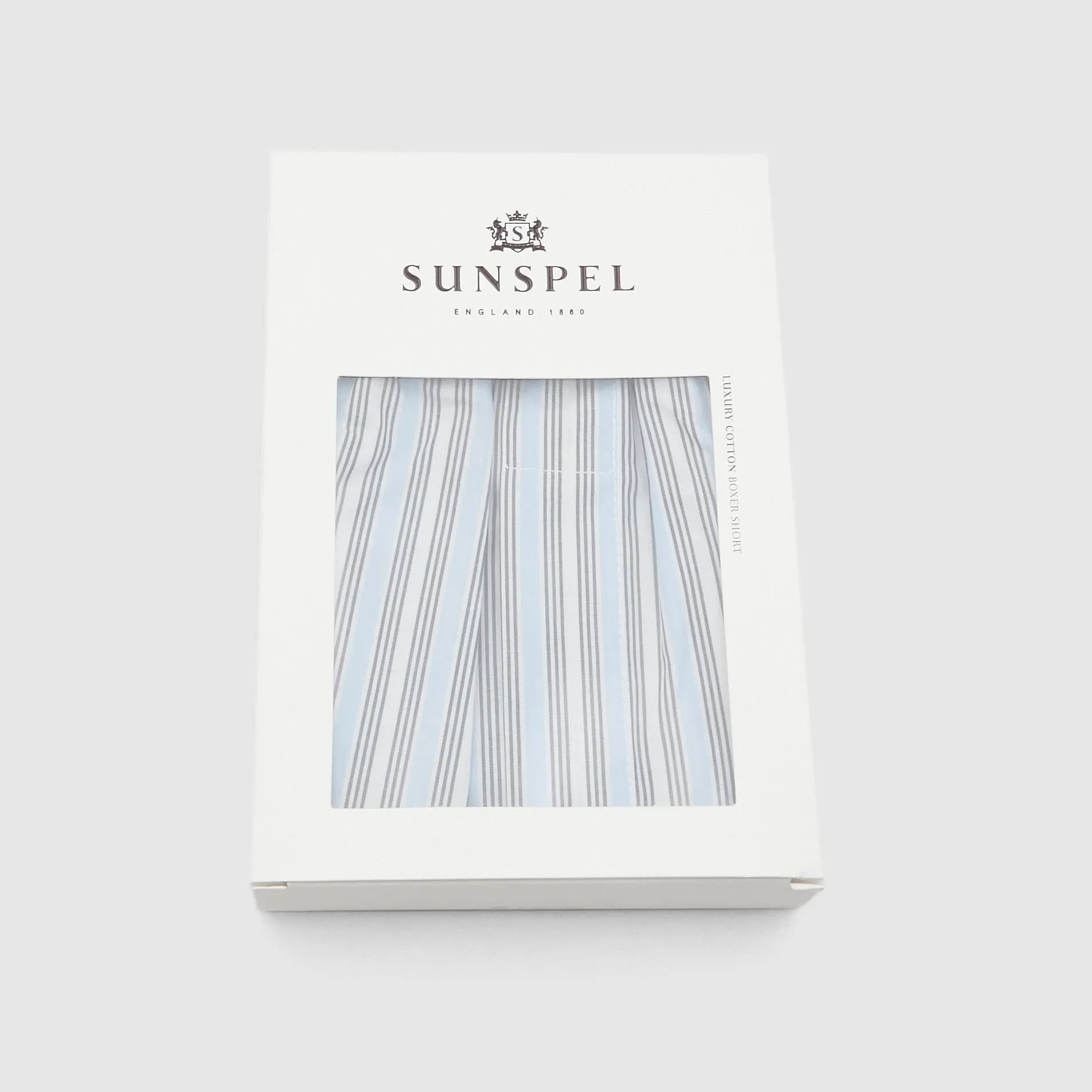 Sunspel Classic Blue Mix Stripe Boxers sold by DeeCee style product image thumbnail 2