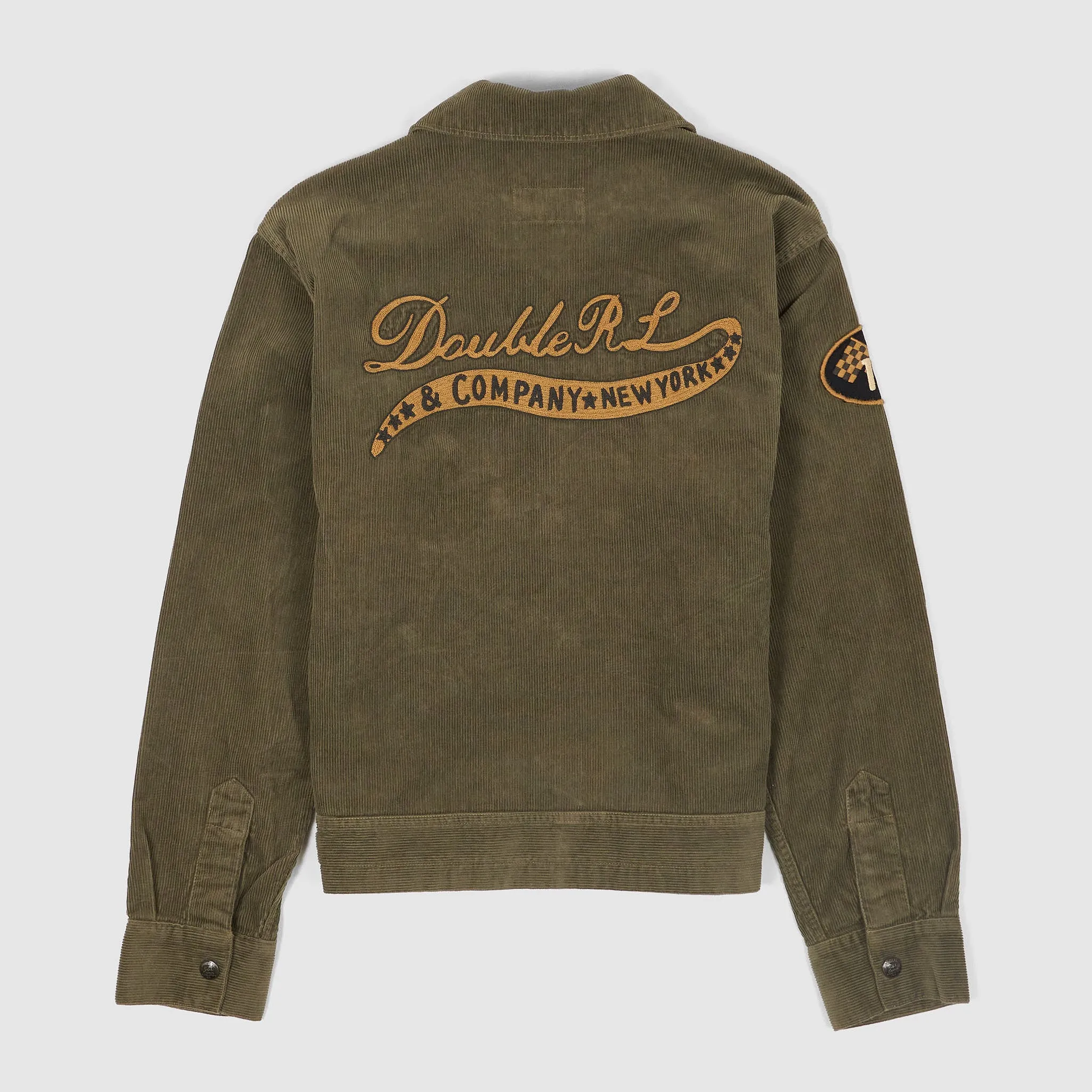 Double RL Embroidered Corduroy Jacket sold by DeeCee style product image thumbnail 2