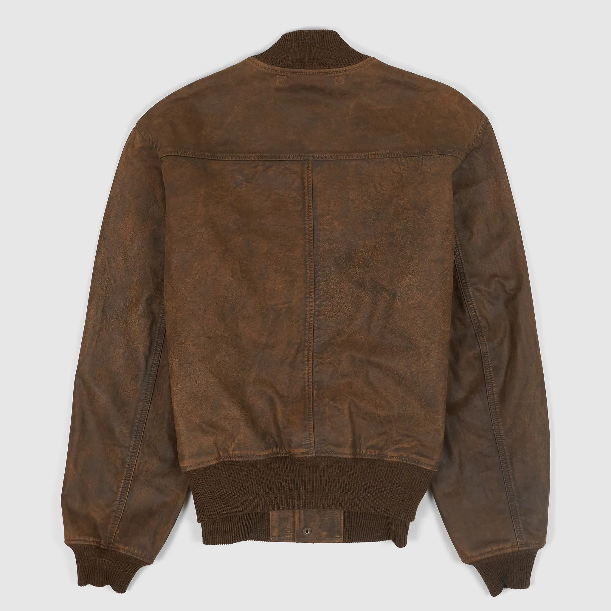 Double RL Vintage Treated Leather Bomber Jacket sold by DeeCee style product image thumbnail 3