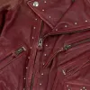Double RL Ladies Studded Leather Biker Jacket sold by DeeCee style