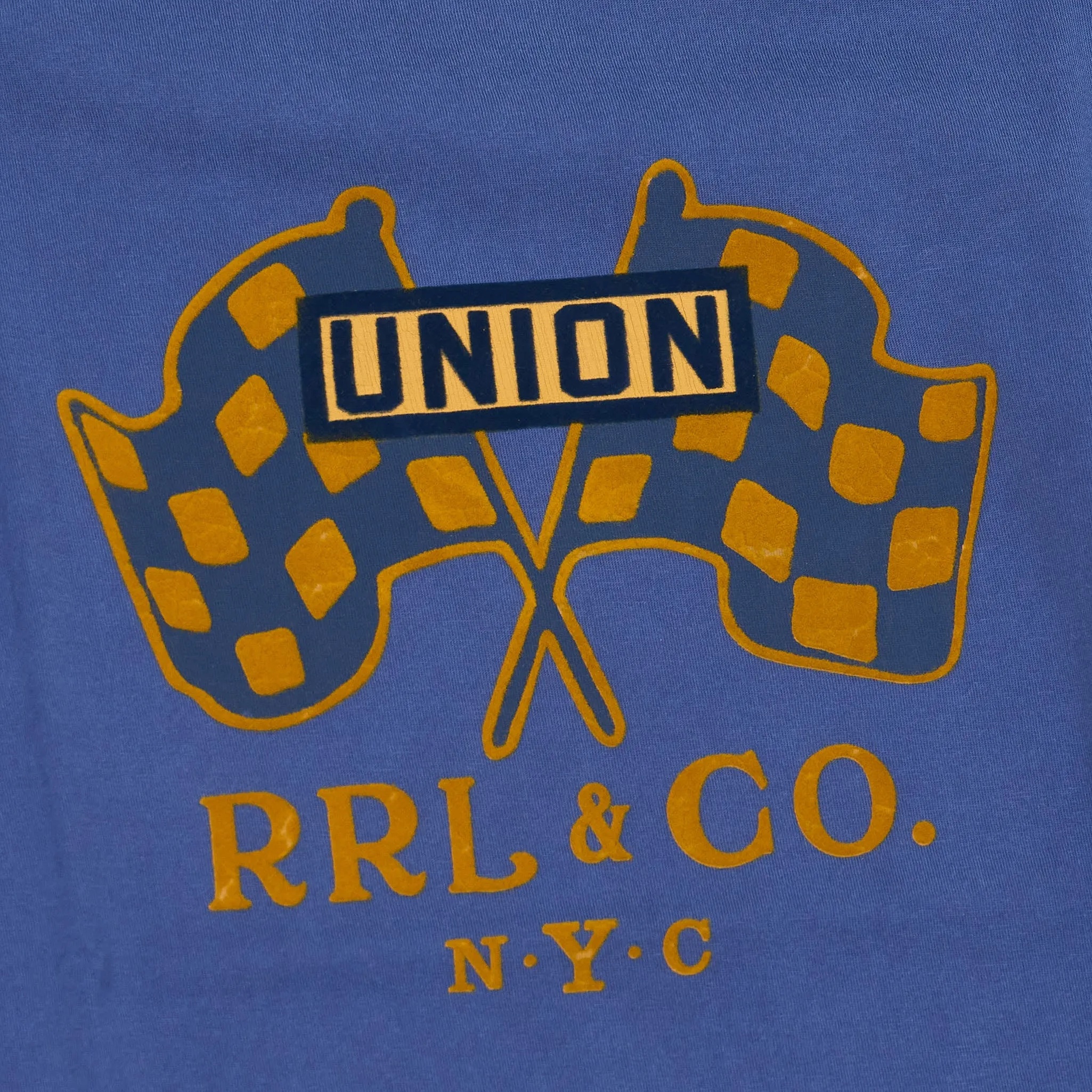 Double RL Union Flag Printed Crew Neck T-Shirt sold by DeeCee style product image thumbnail 4