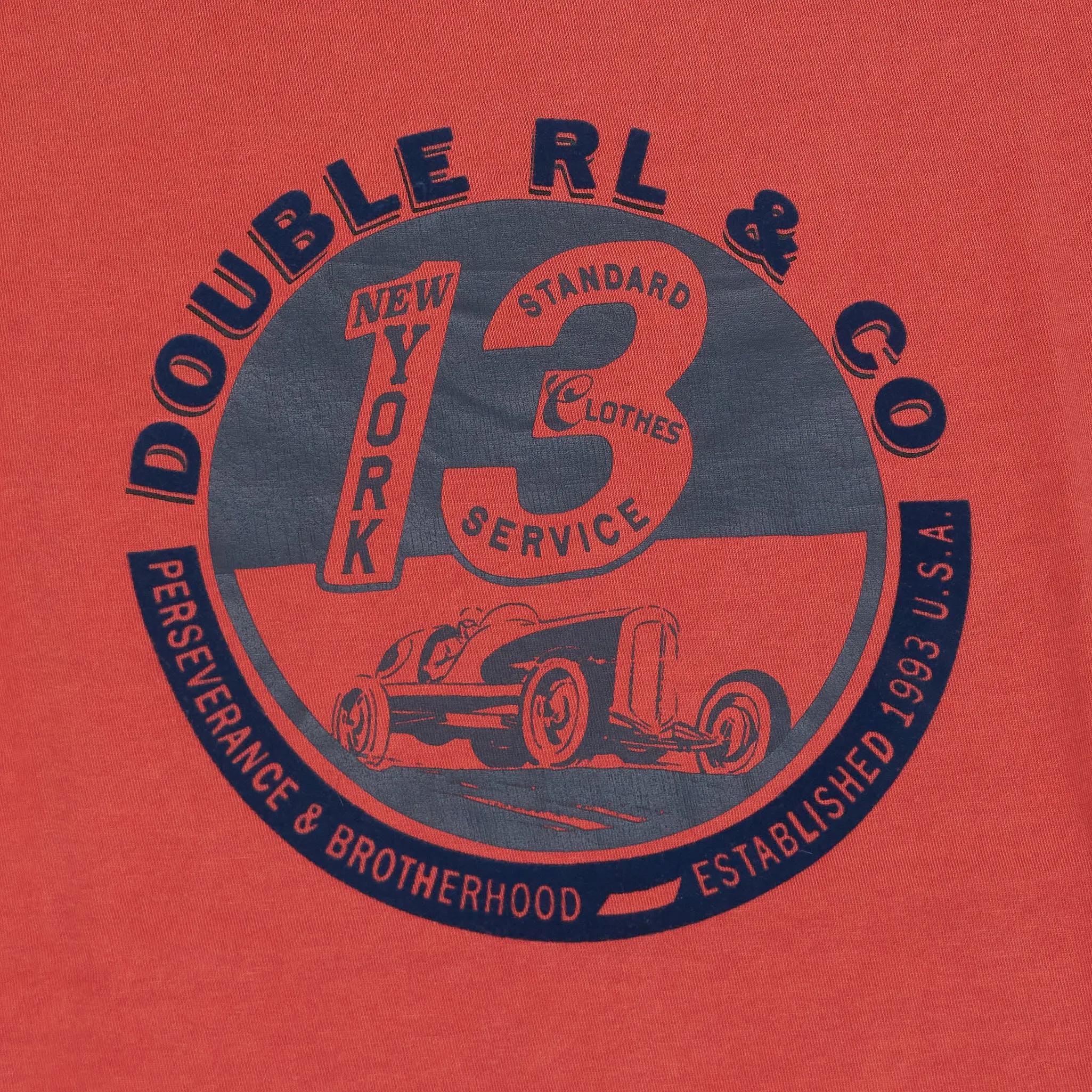Double RL Printed Crew Neck T-Shirt sold by DeeCee style product image thumbnail 4