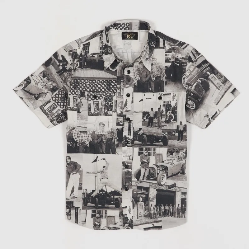 Double RL Short Sleeve Raceman Sport Shirt sold by DeeCee style