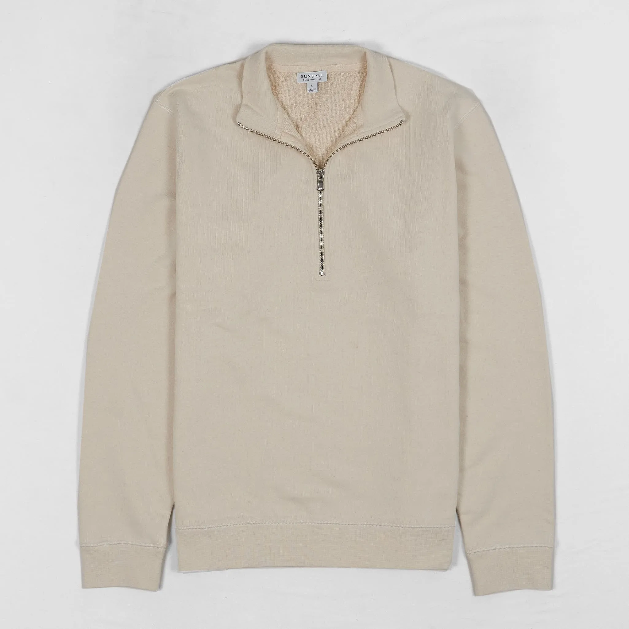 Sunspel Loopback Half Zip Sweater sold by DeeCee style product image thumbnail 2
