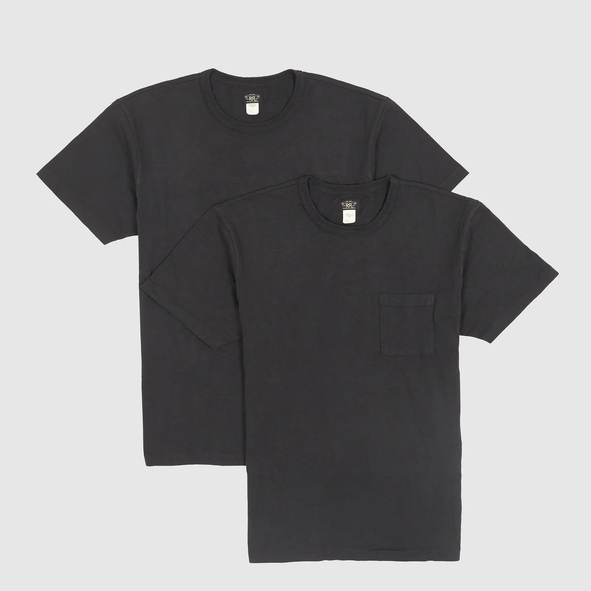 Double RL Short Sleeve Medium Weight Double Pack Pocket T-Shirts sold by DeeCee style