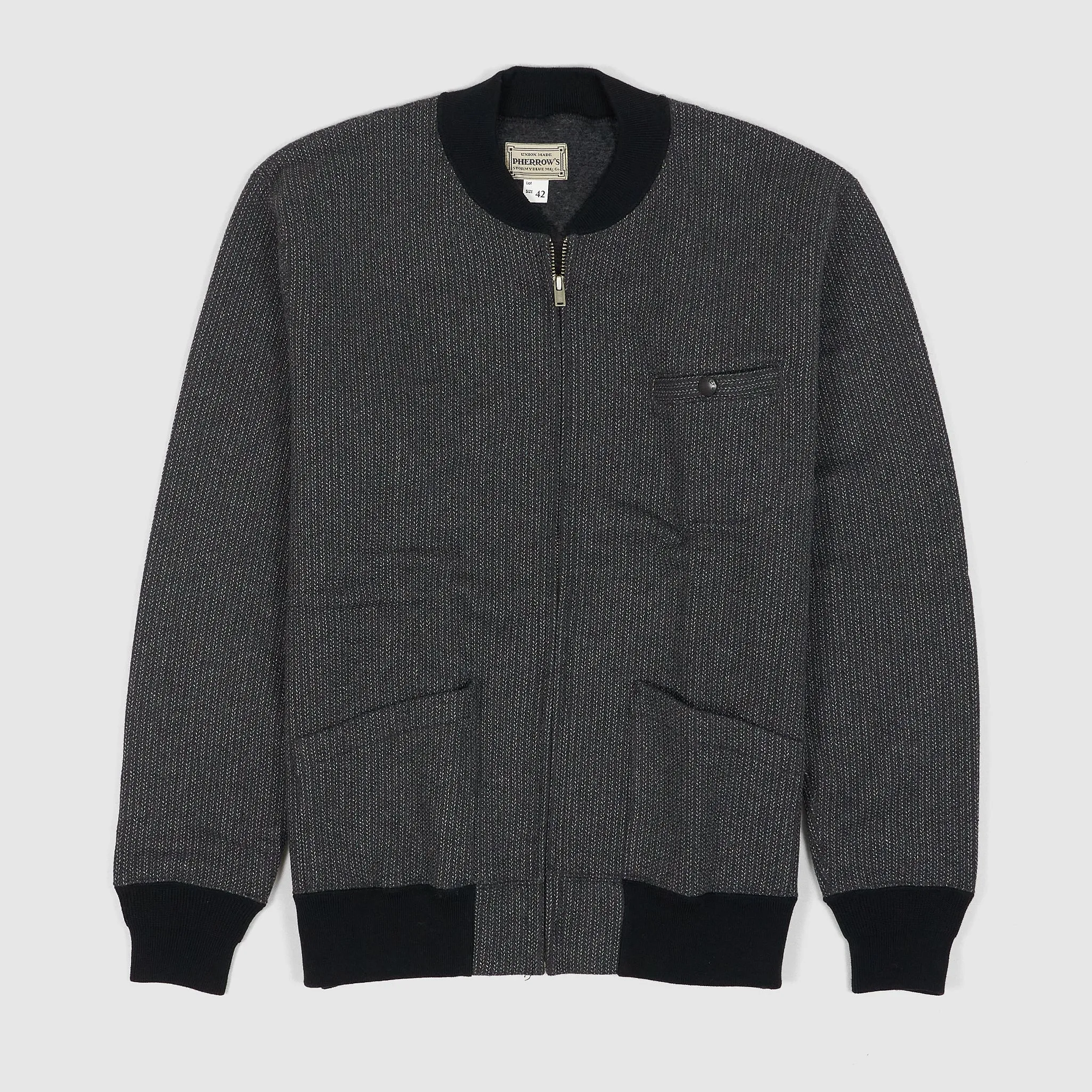 Pherrow's Browns Cardigan Jacket sold by DeeCee style