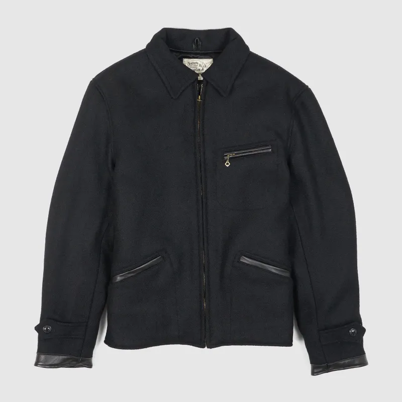 Sugar Cane Melton Wool Jacket sold by DeeCee style