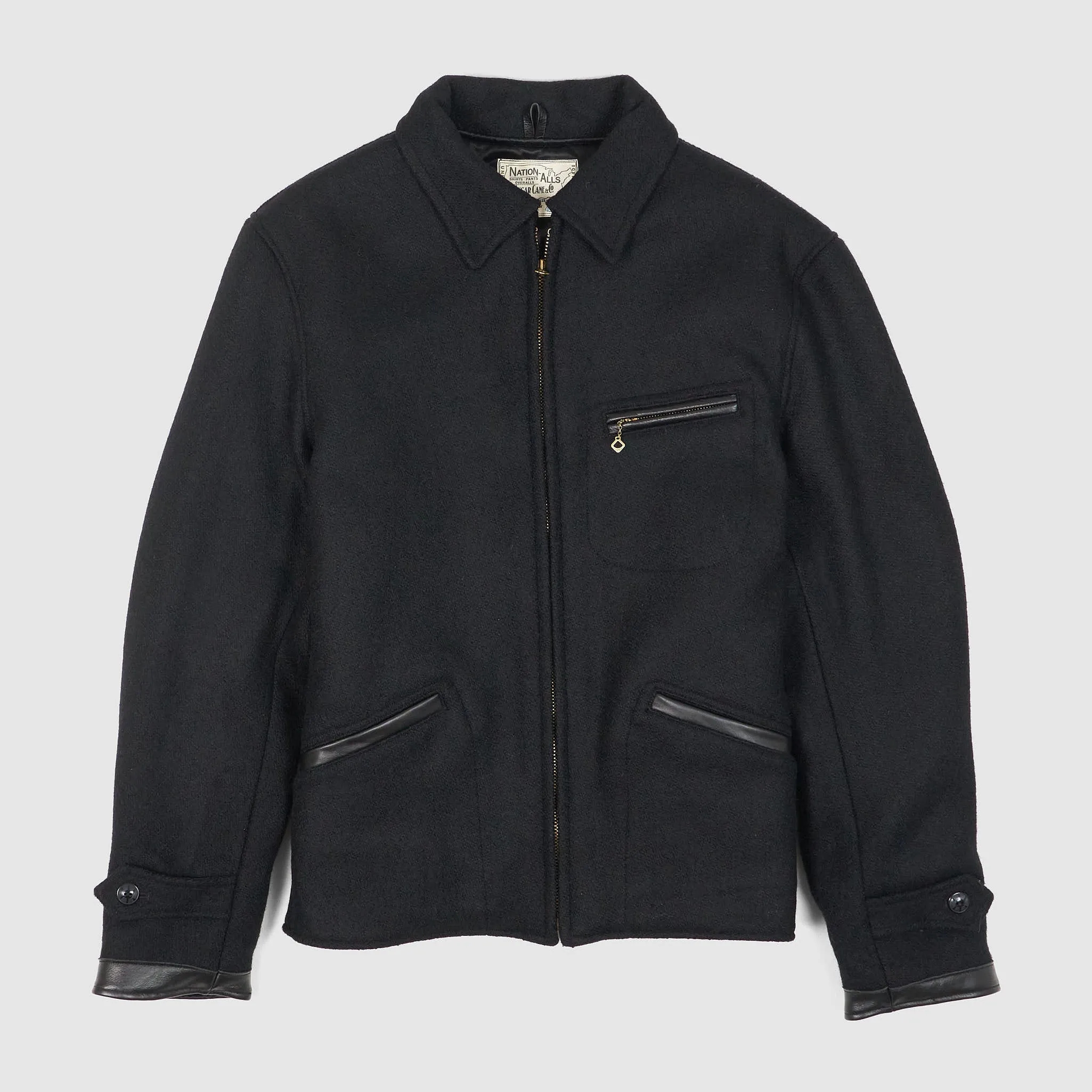 Sugar Cane Melton Wool Jacket sold by DeeCee style