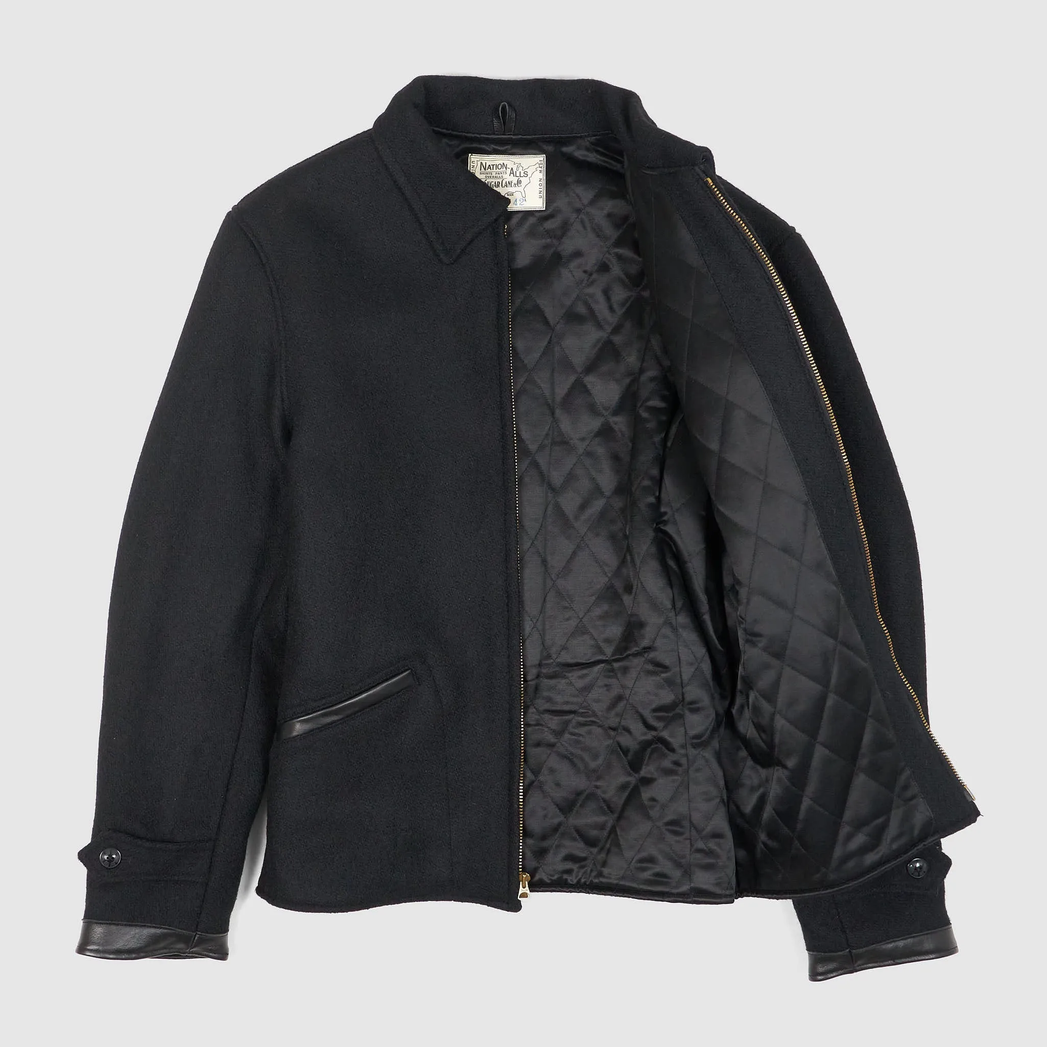 Sugar Cane Melton Wool Jacket sold by DeeCee style product image thumbnail 2