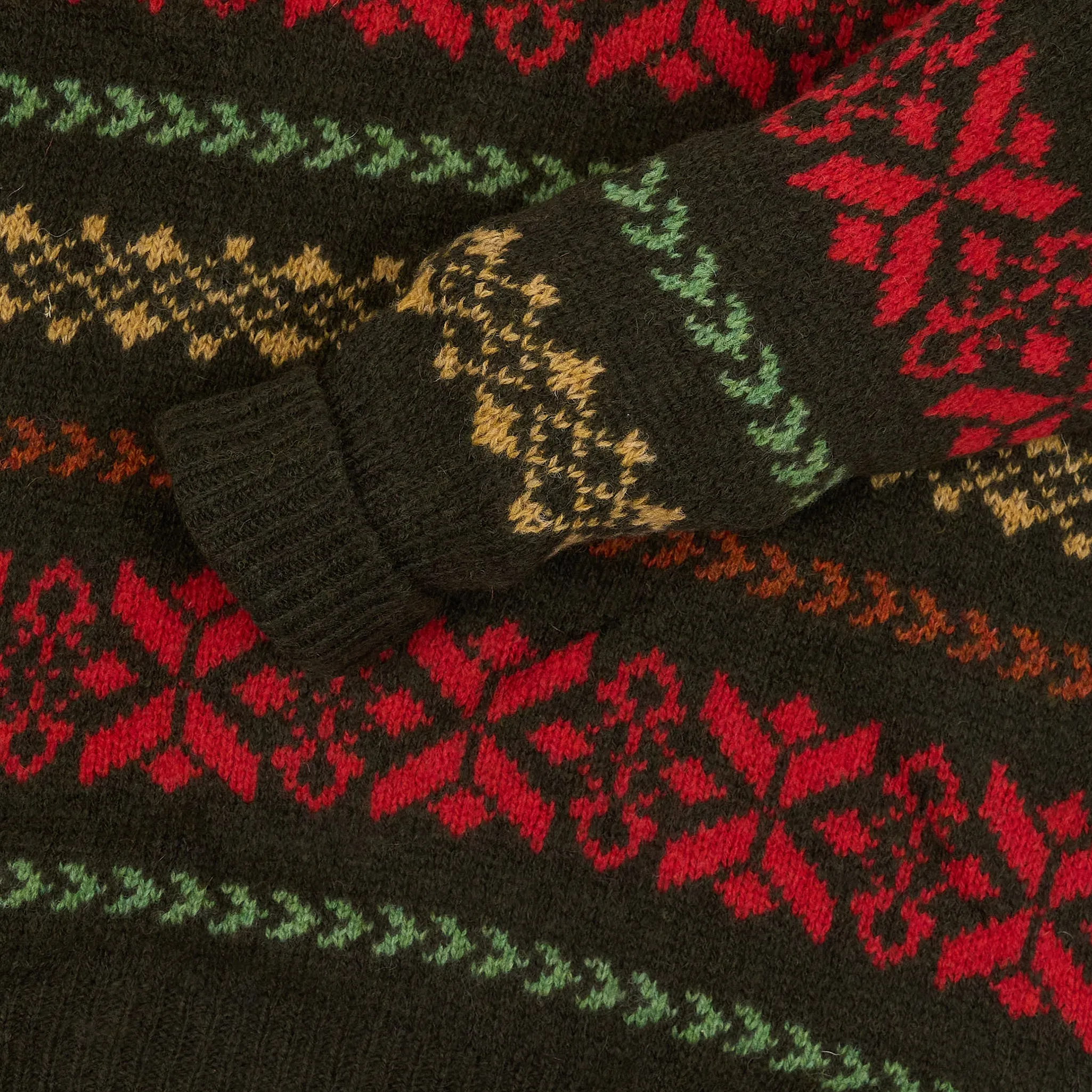 Nigel Cabourn Fair Isle Crew Neck Jumper sold by DeeCee style product image thumbnail 4